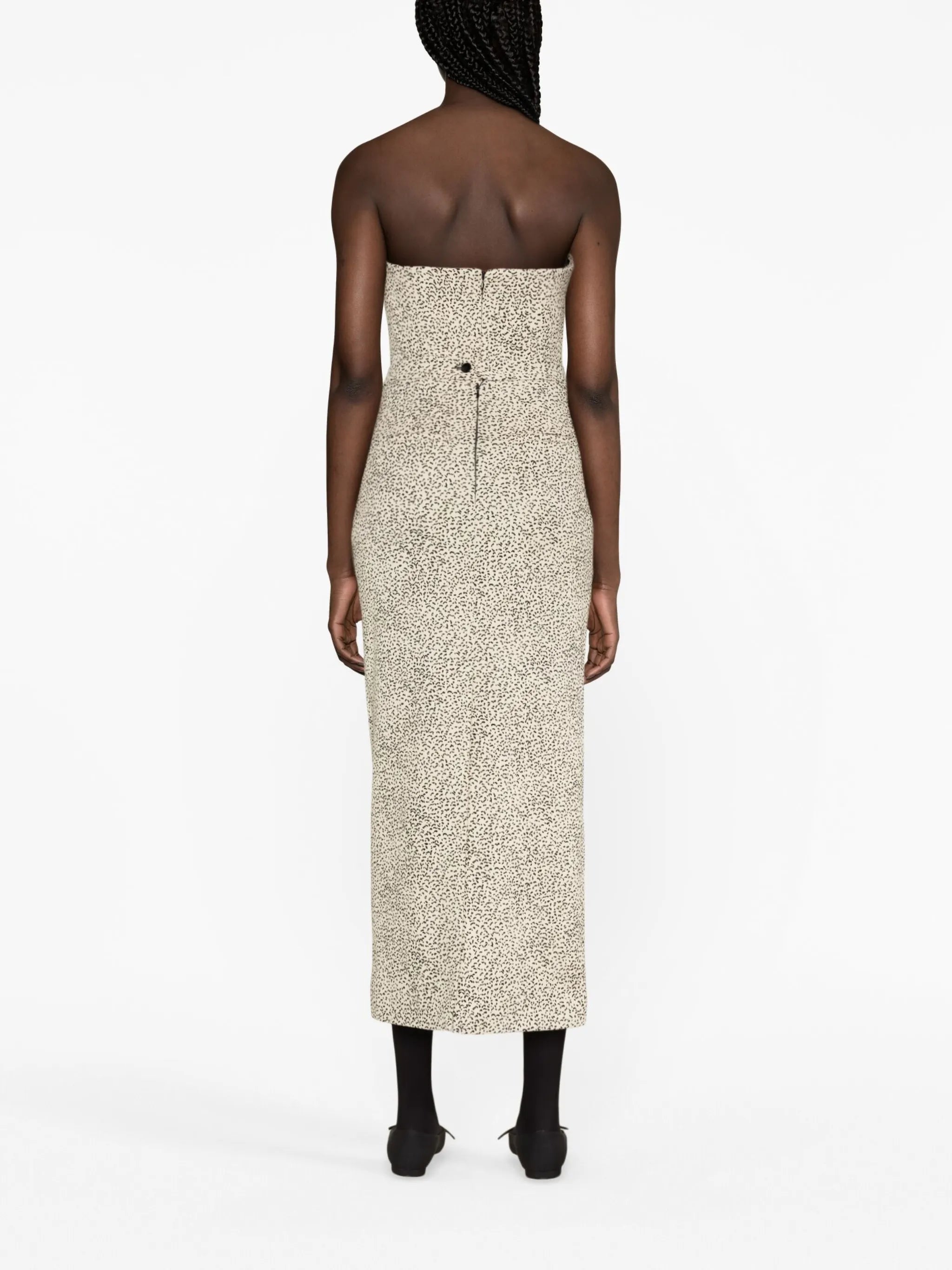 Ari jacquard pencil skirt