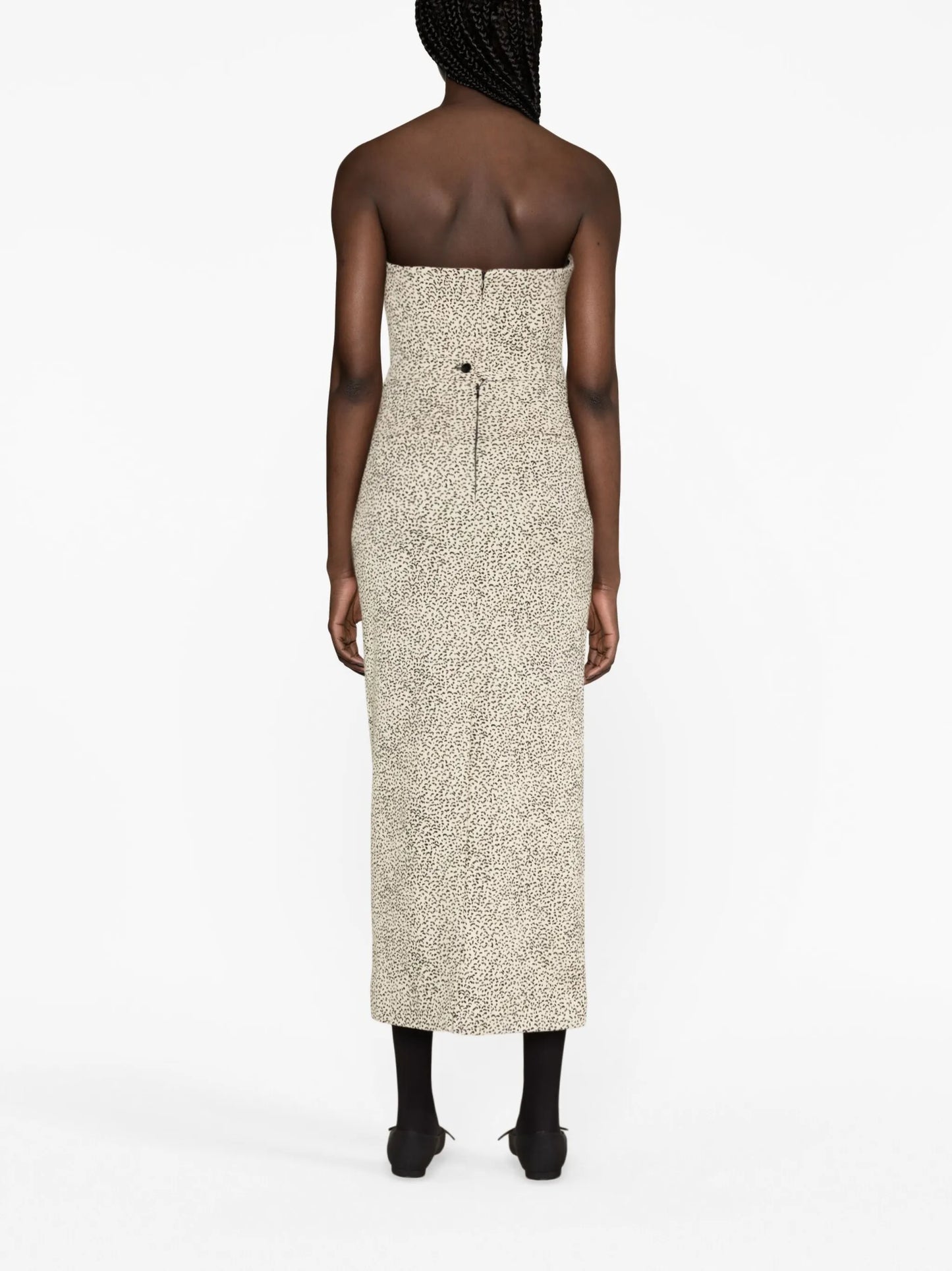 Ari jacquard pencil skirt