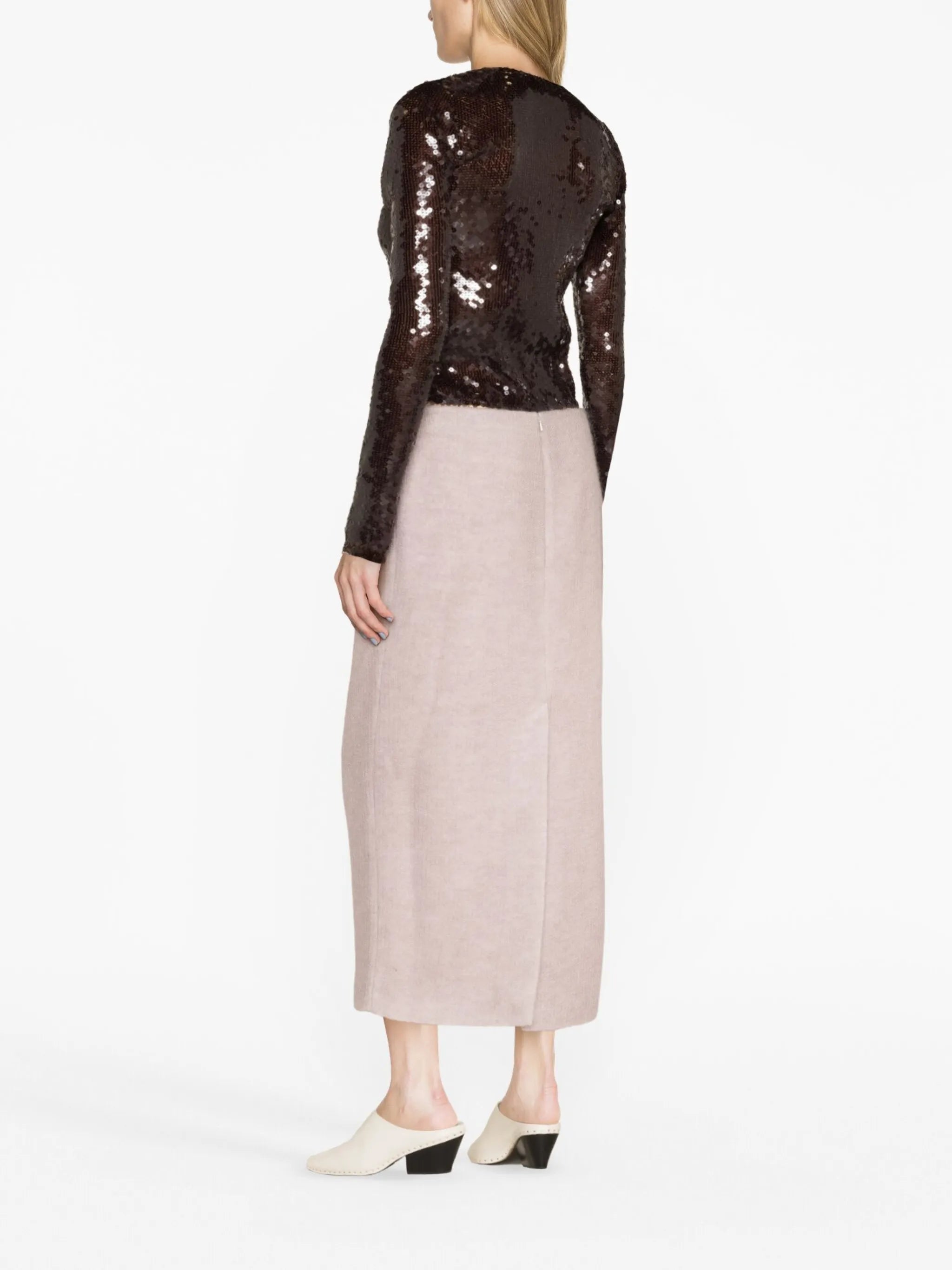 Petya knitted midi skirt