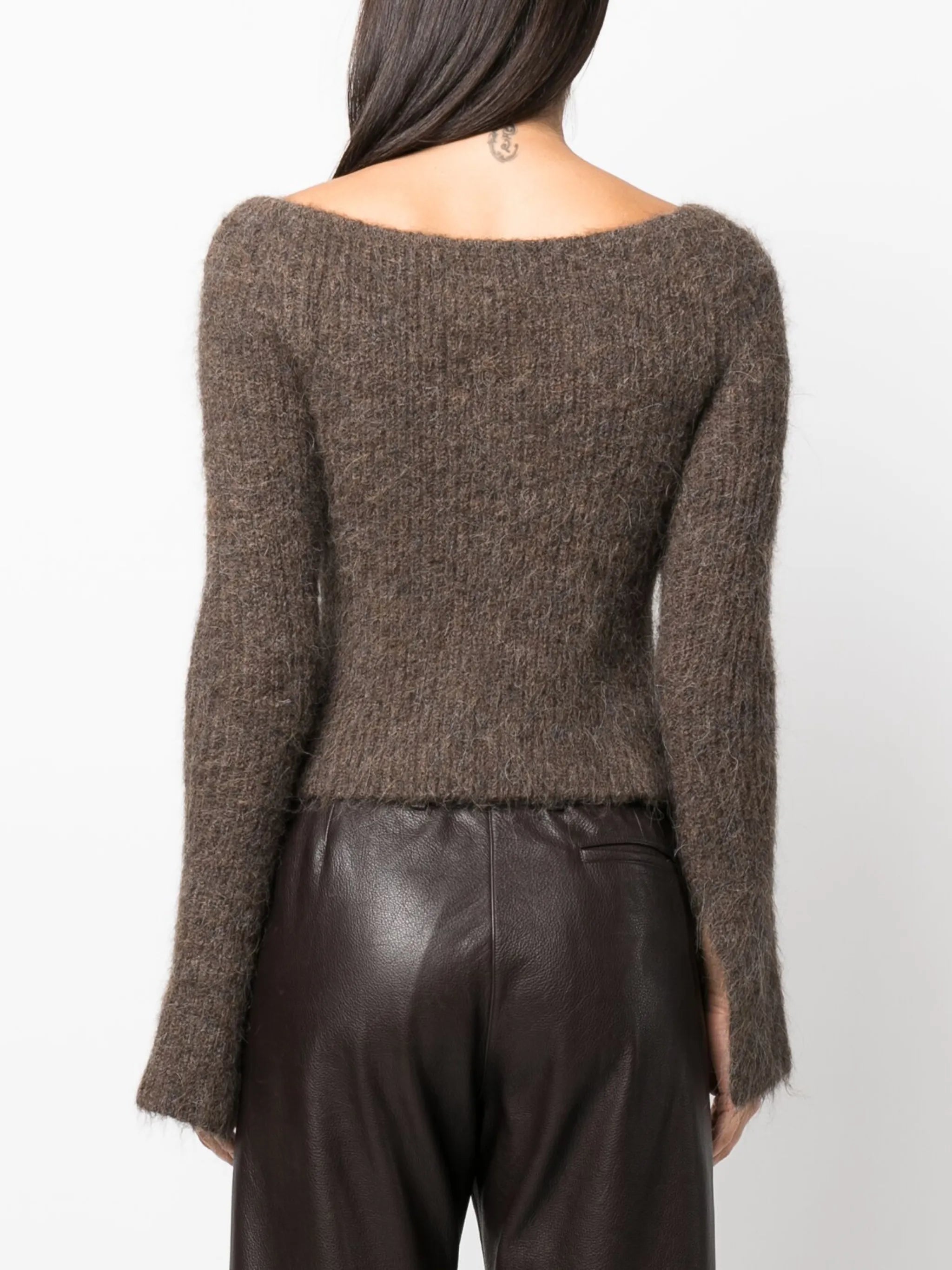 Solaris cut-out knitted top