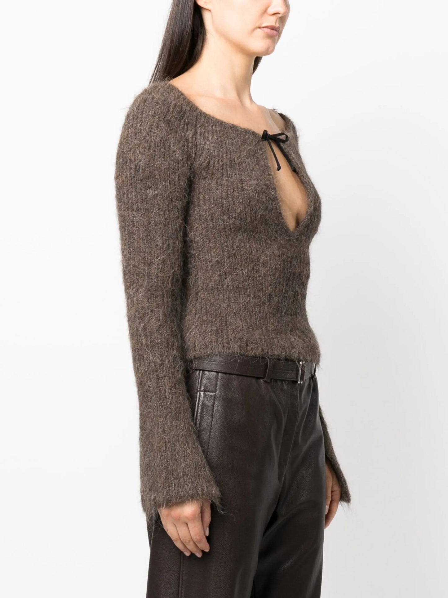 Solaris cut-out knitted top