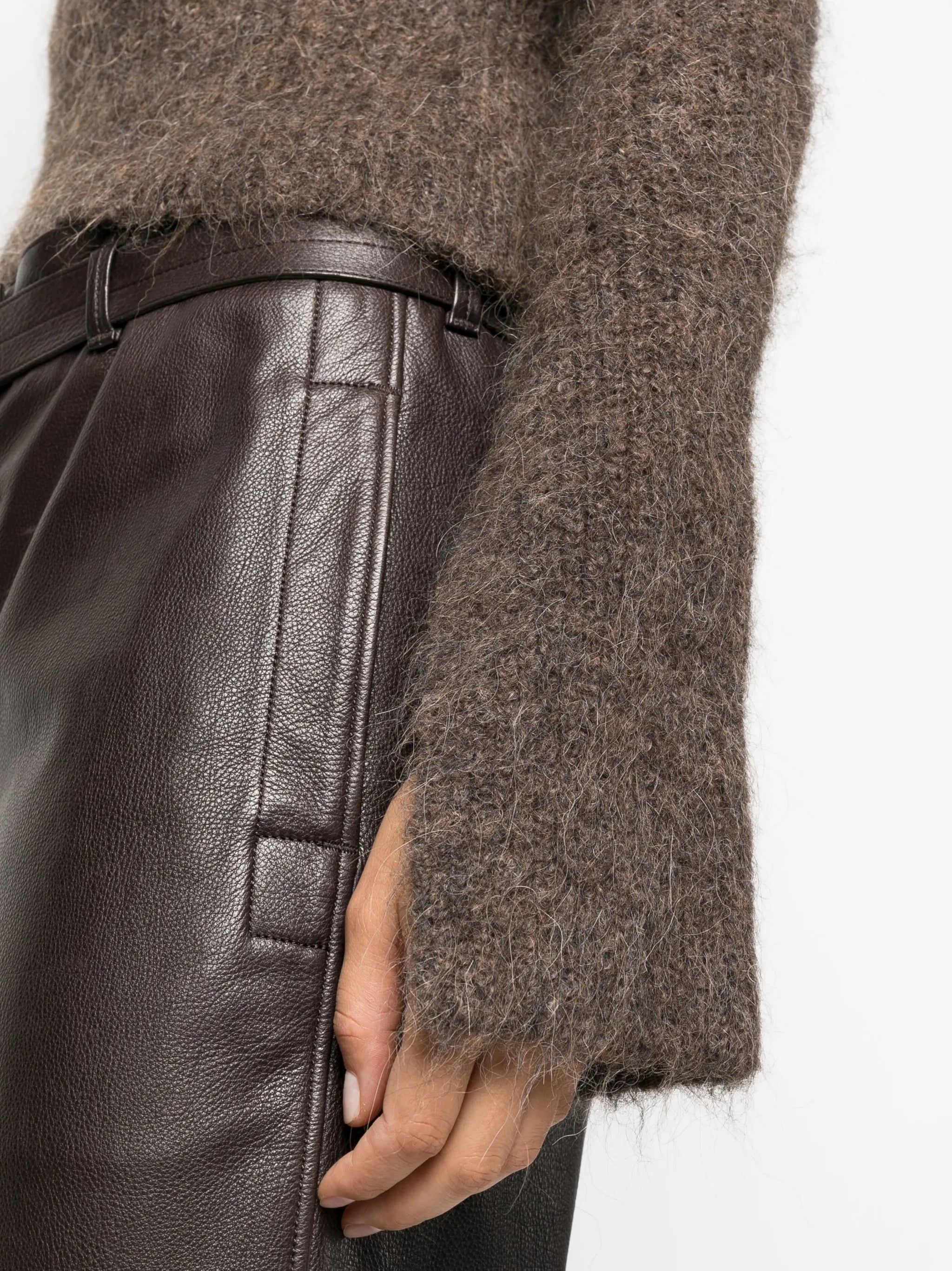 Solaris cut-out knitted top
