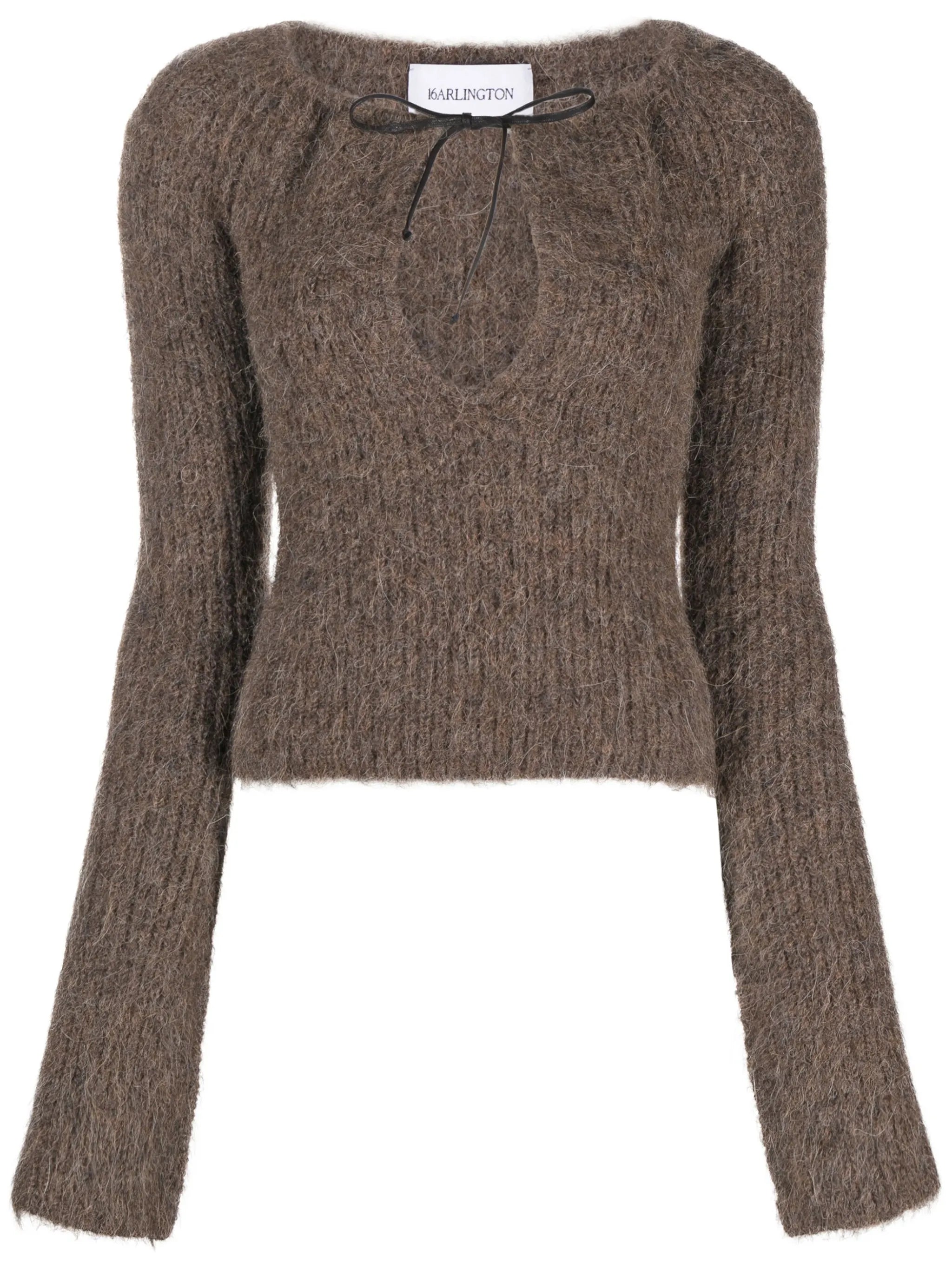 Solaris cut-out knitted top