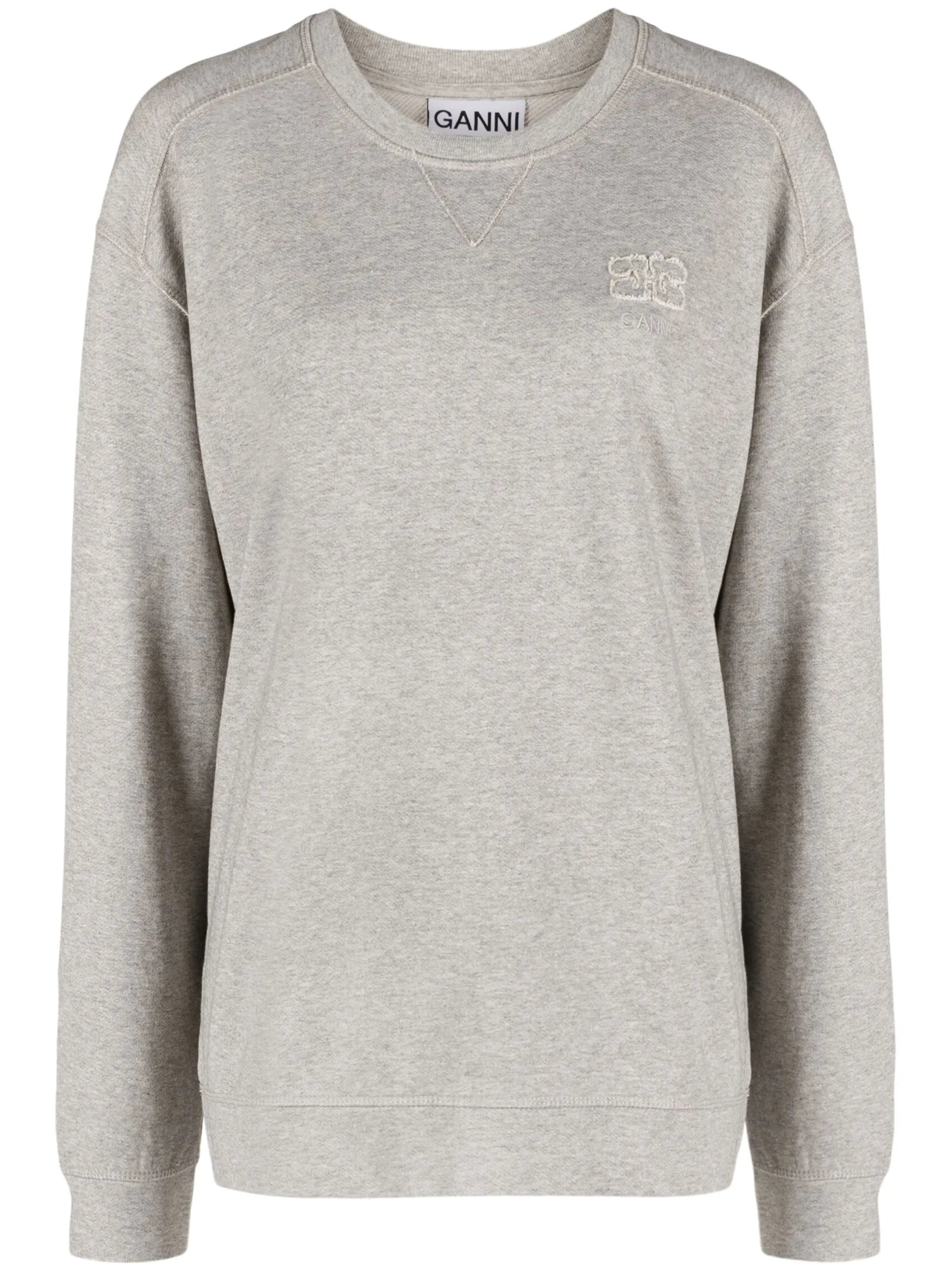 long-sleeved cotton sweatshirt