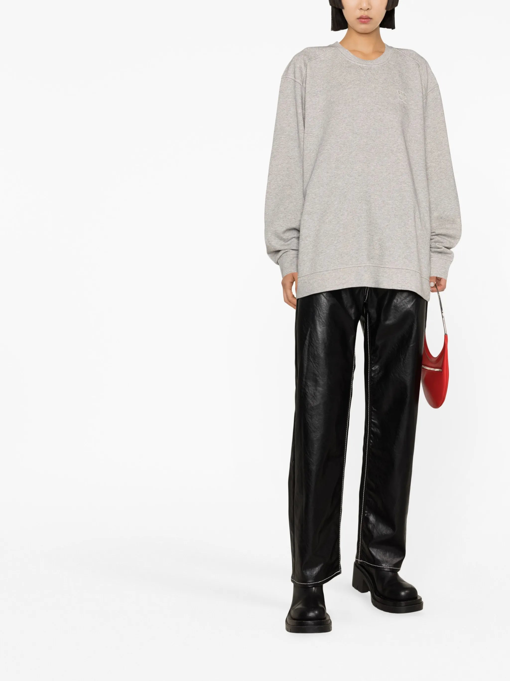 long-sleeved cotton sweatshirt