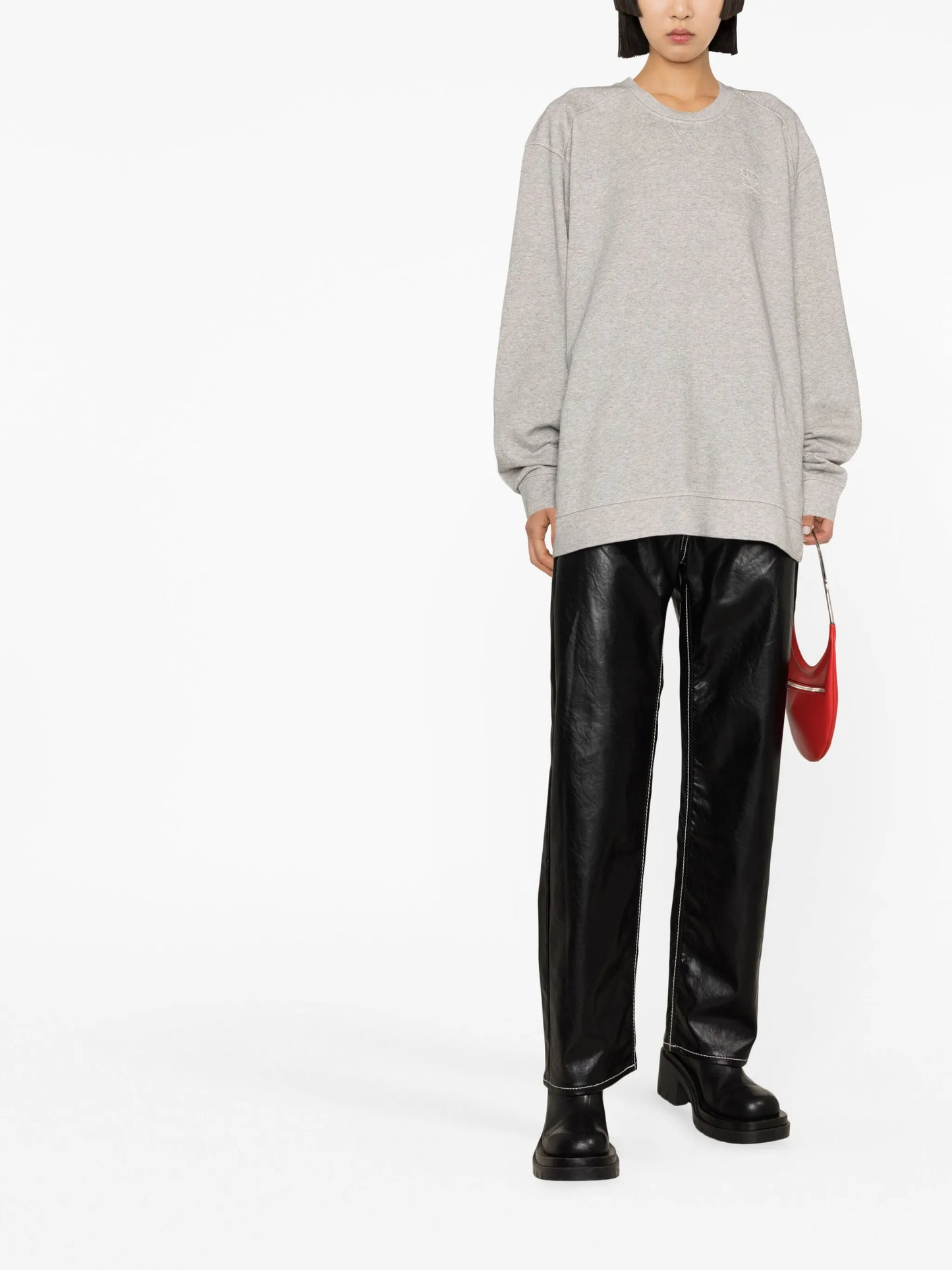 long-sleeved cotton sweatshirt