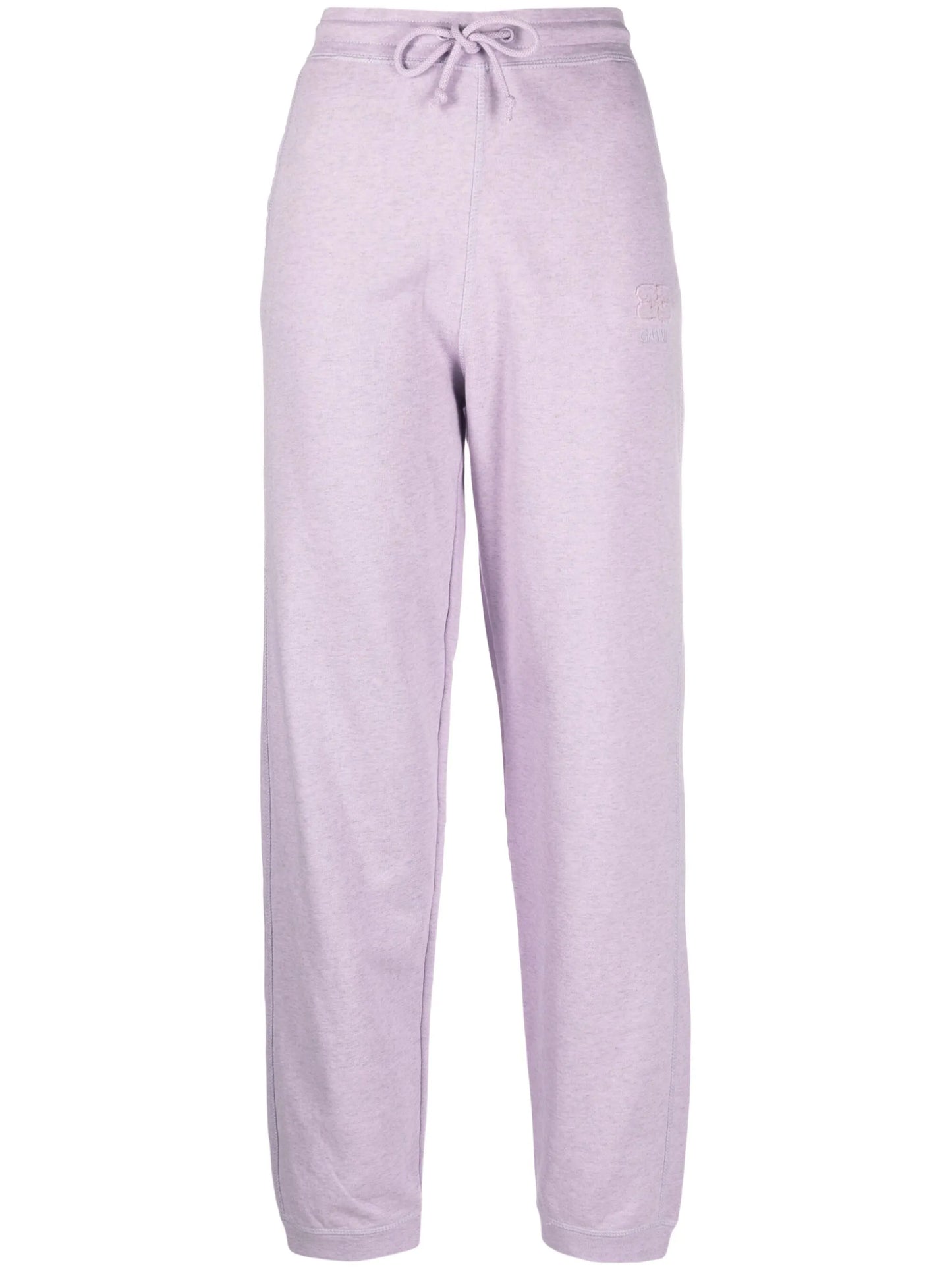 tapered organic cotton track pants