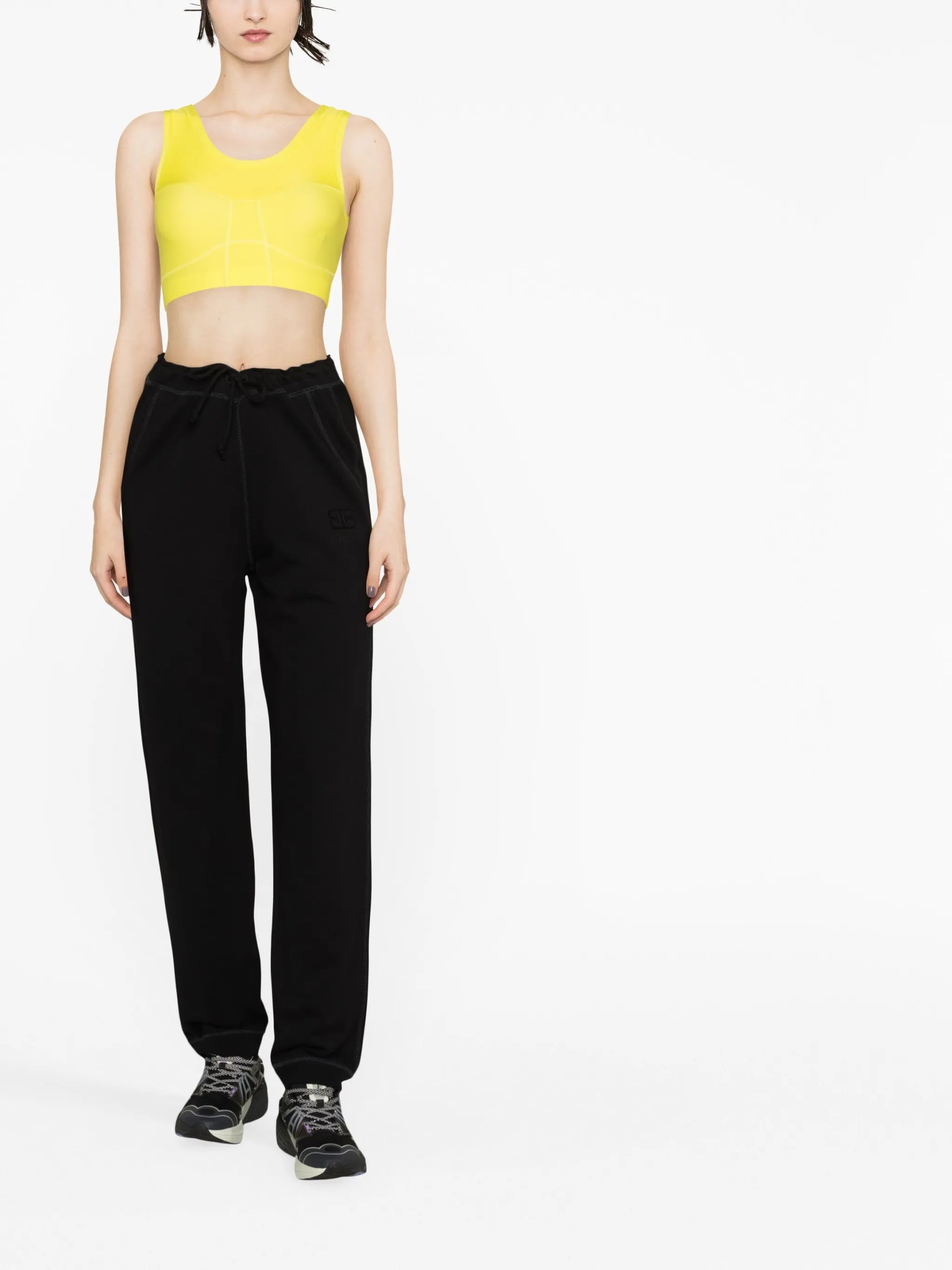 embroidered-logo track pants