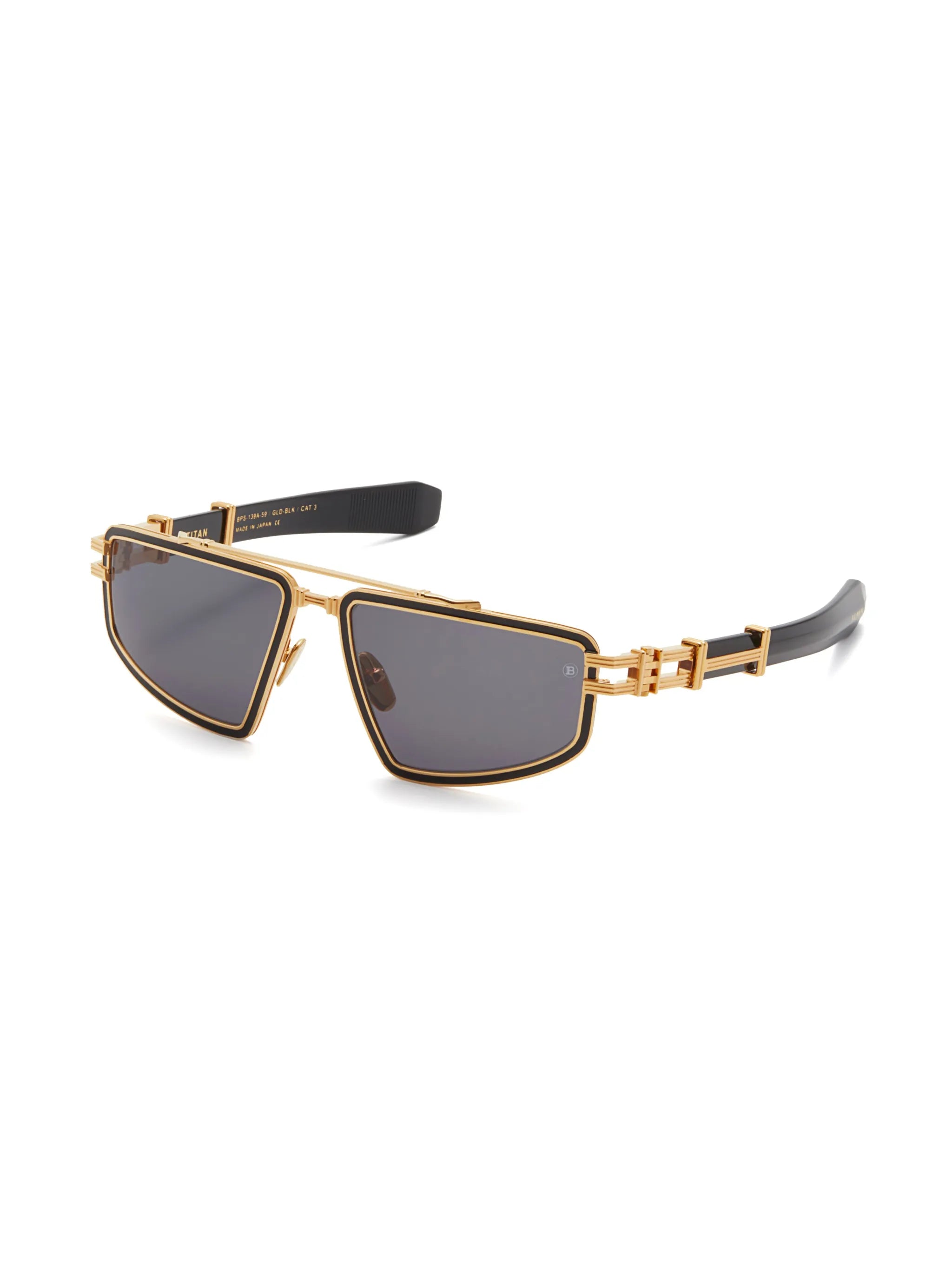 Titan tinted pilot-frame sunglasses