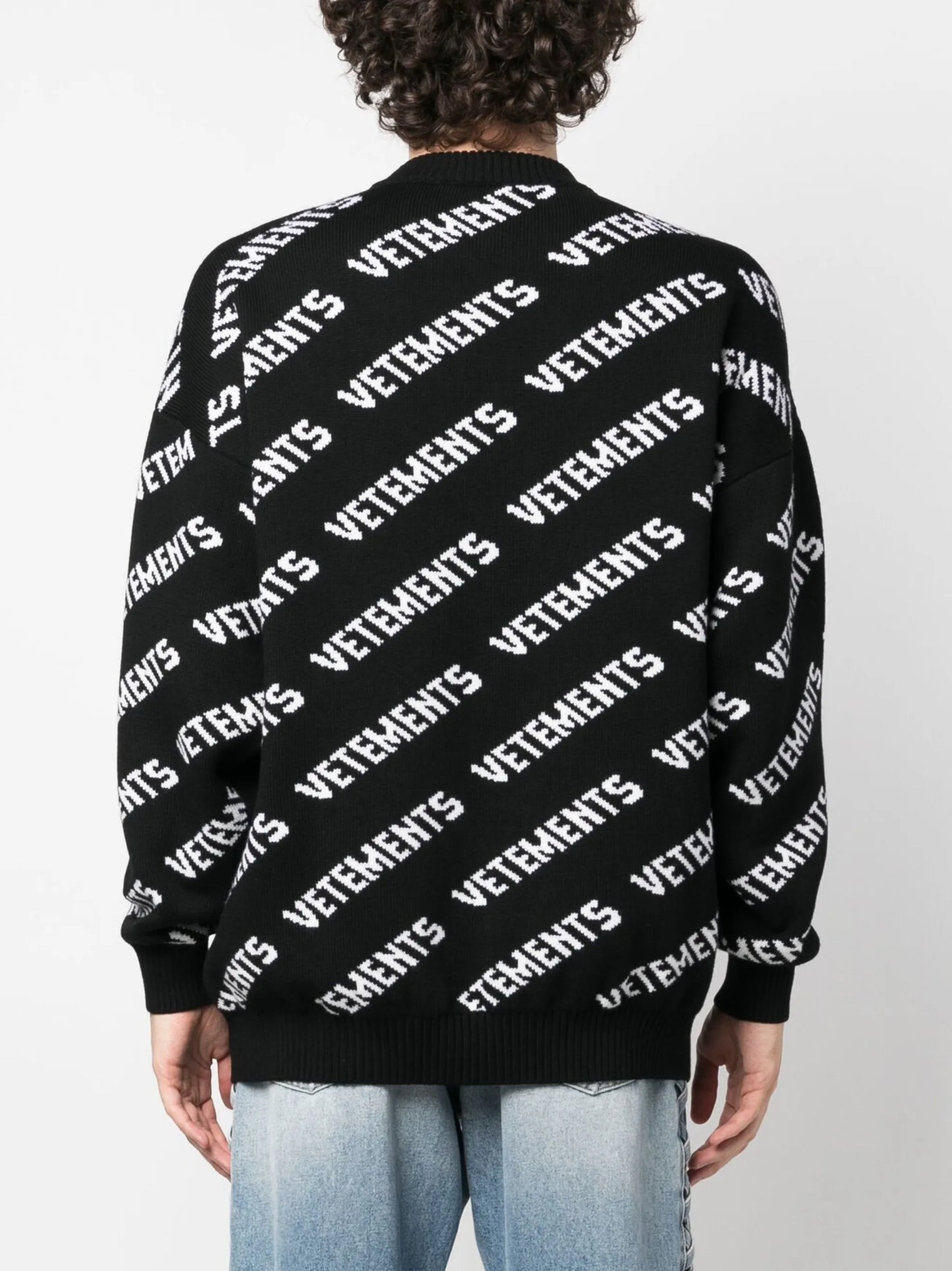 intarsia-knit merino jumper