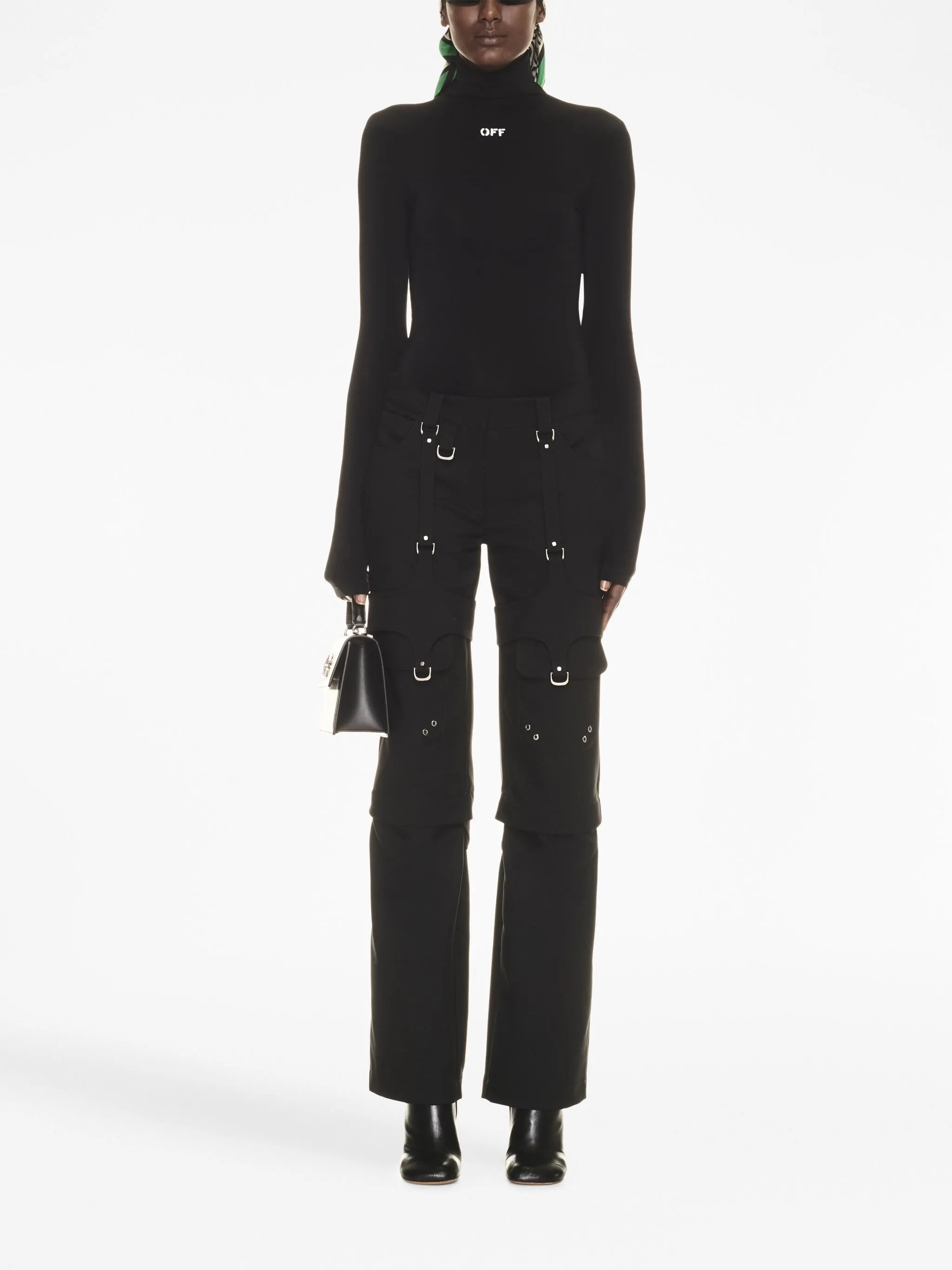 buckle-detail cargo pants