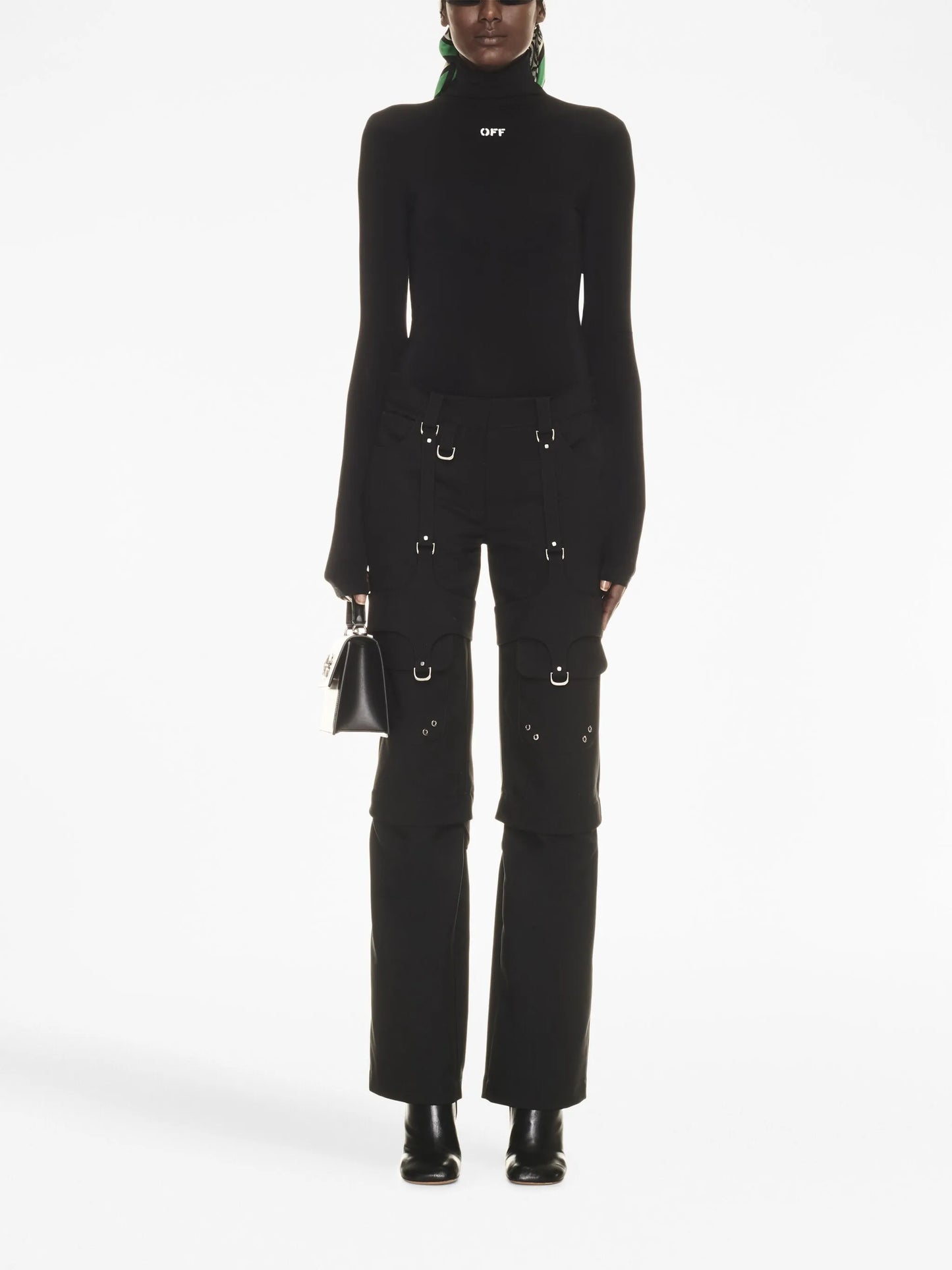 buckle-detail cargo pants