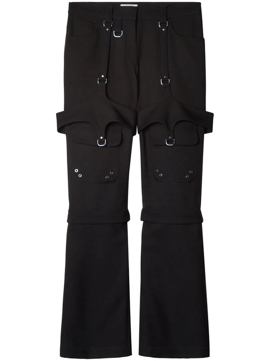 buckle-detail cargo pants
