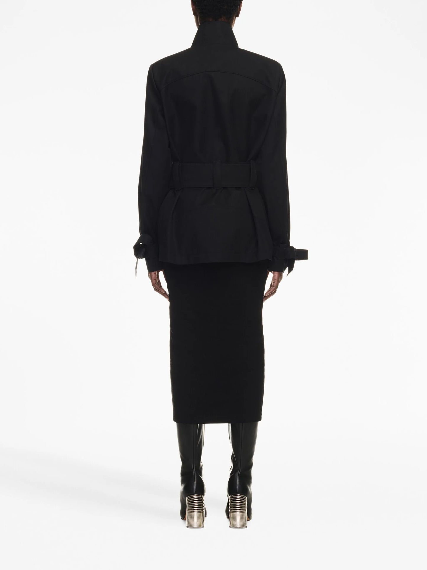 belted-waist jacket