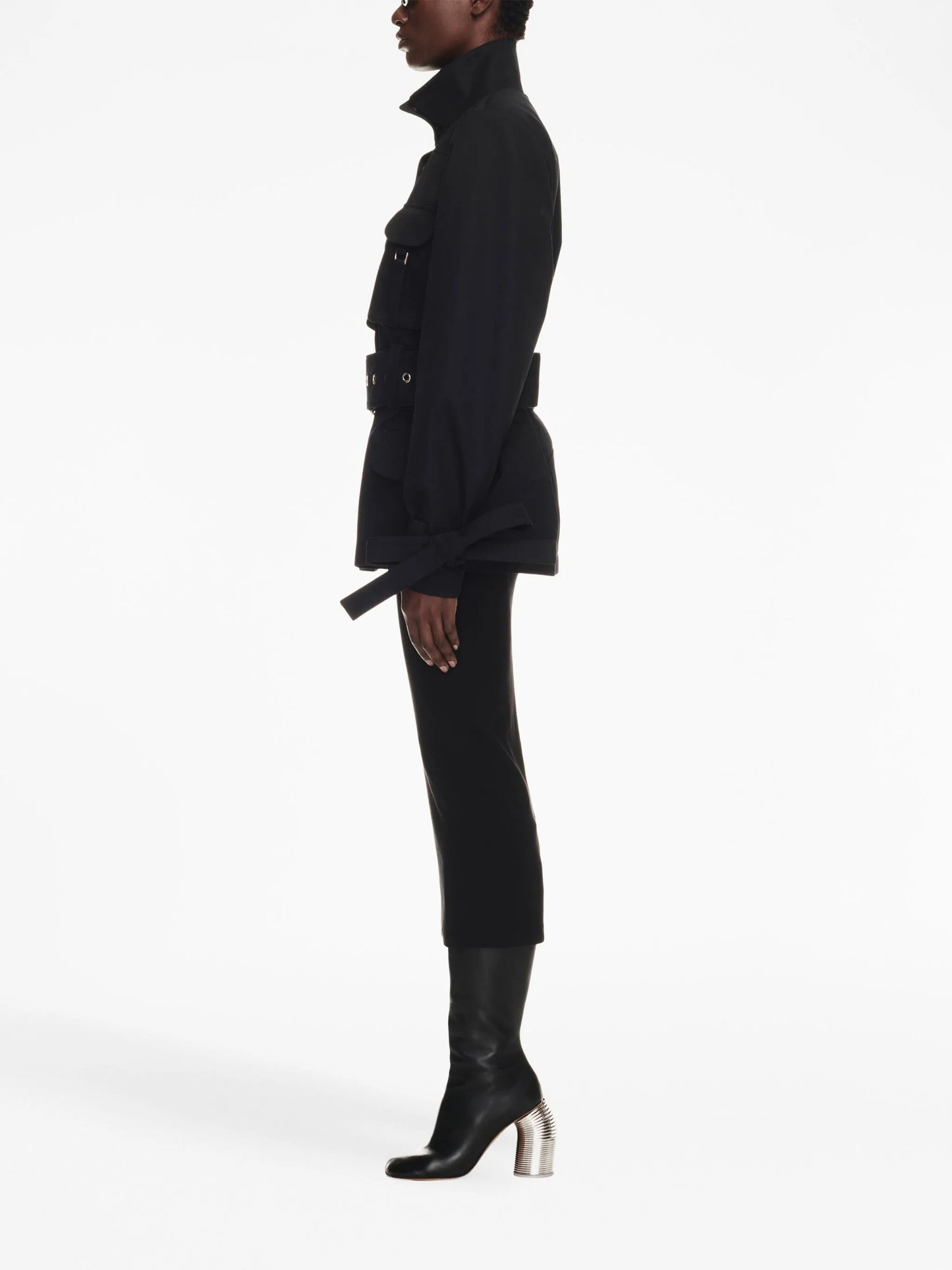 belted-waist jacket
