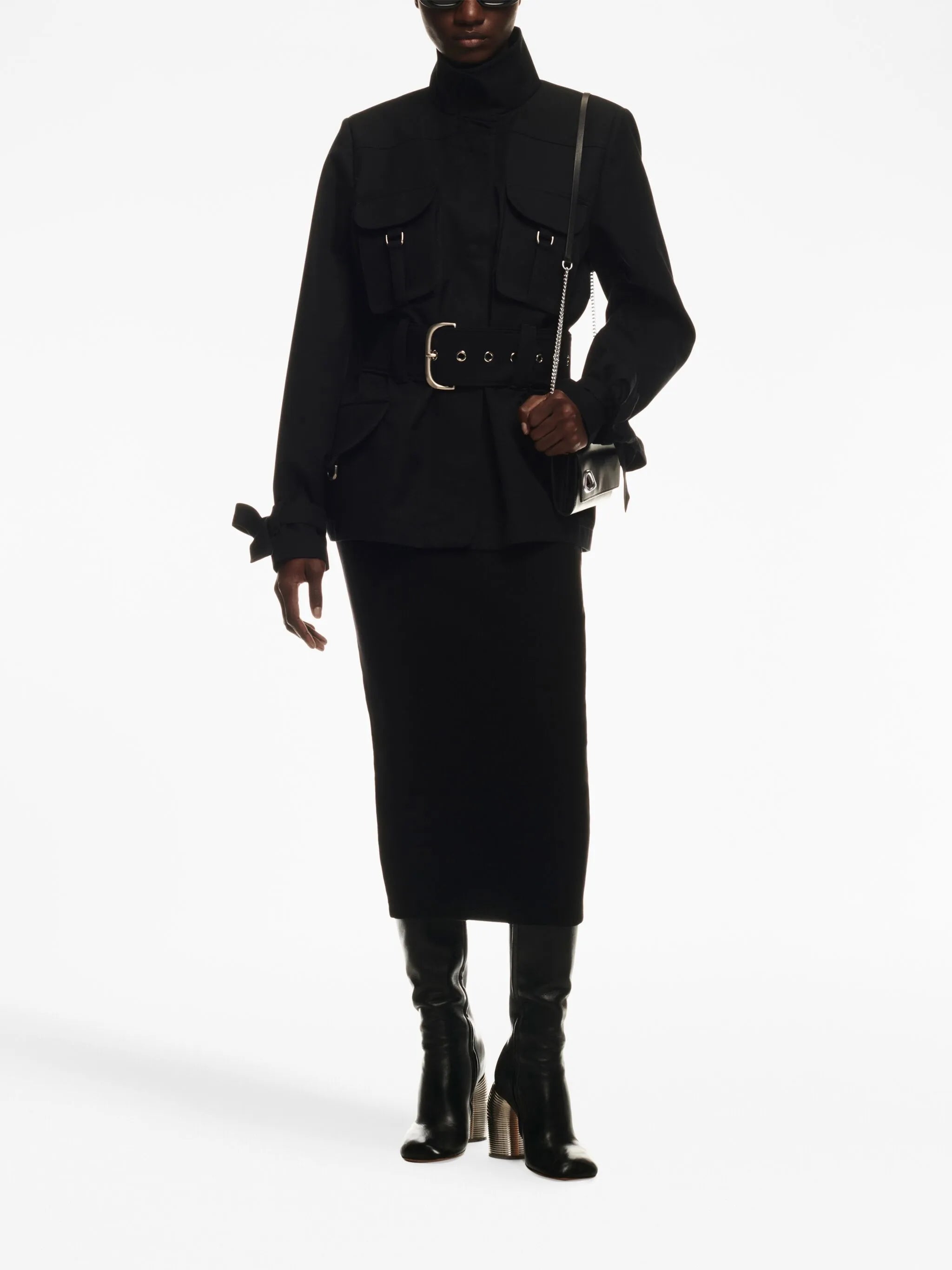 belted-waist jacket