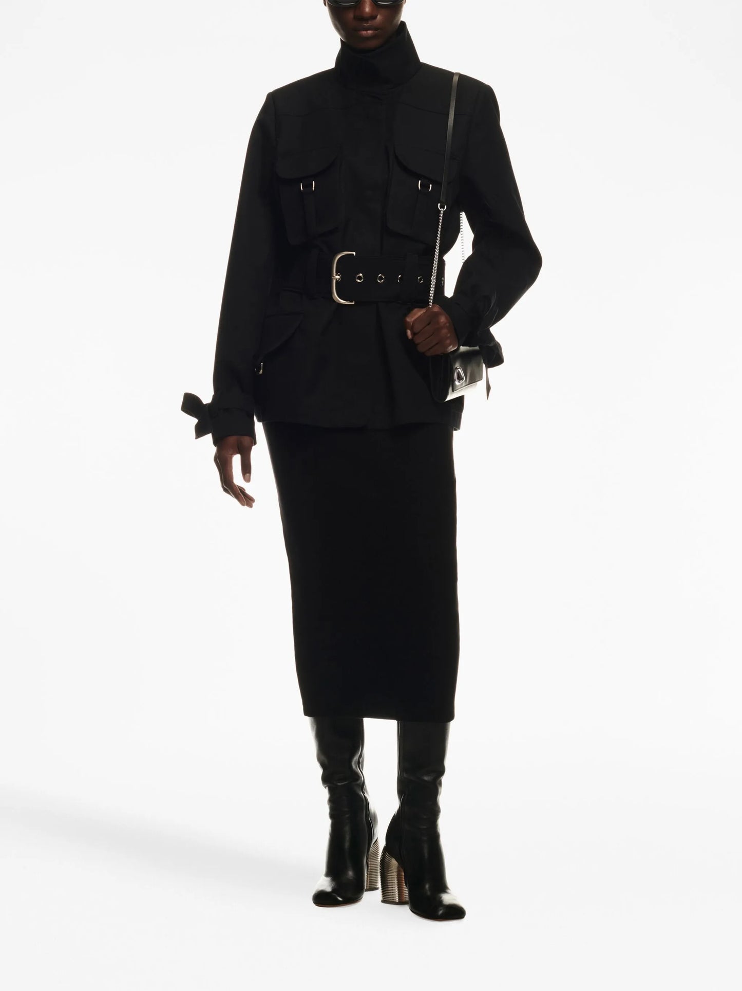 belted-waist jacket