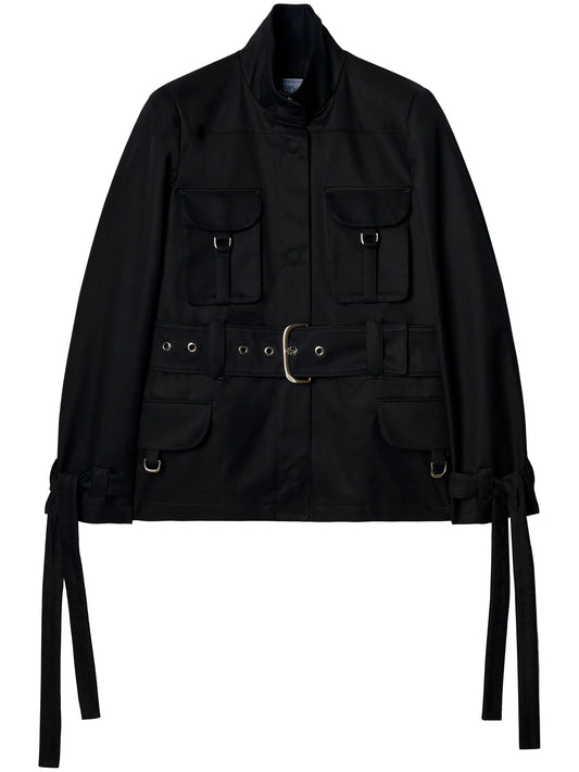 belted-waist jacket