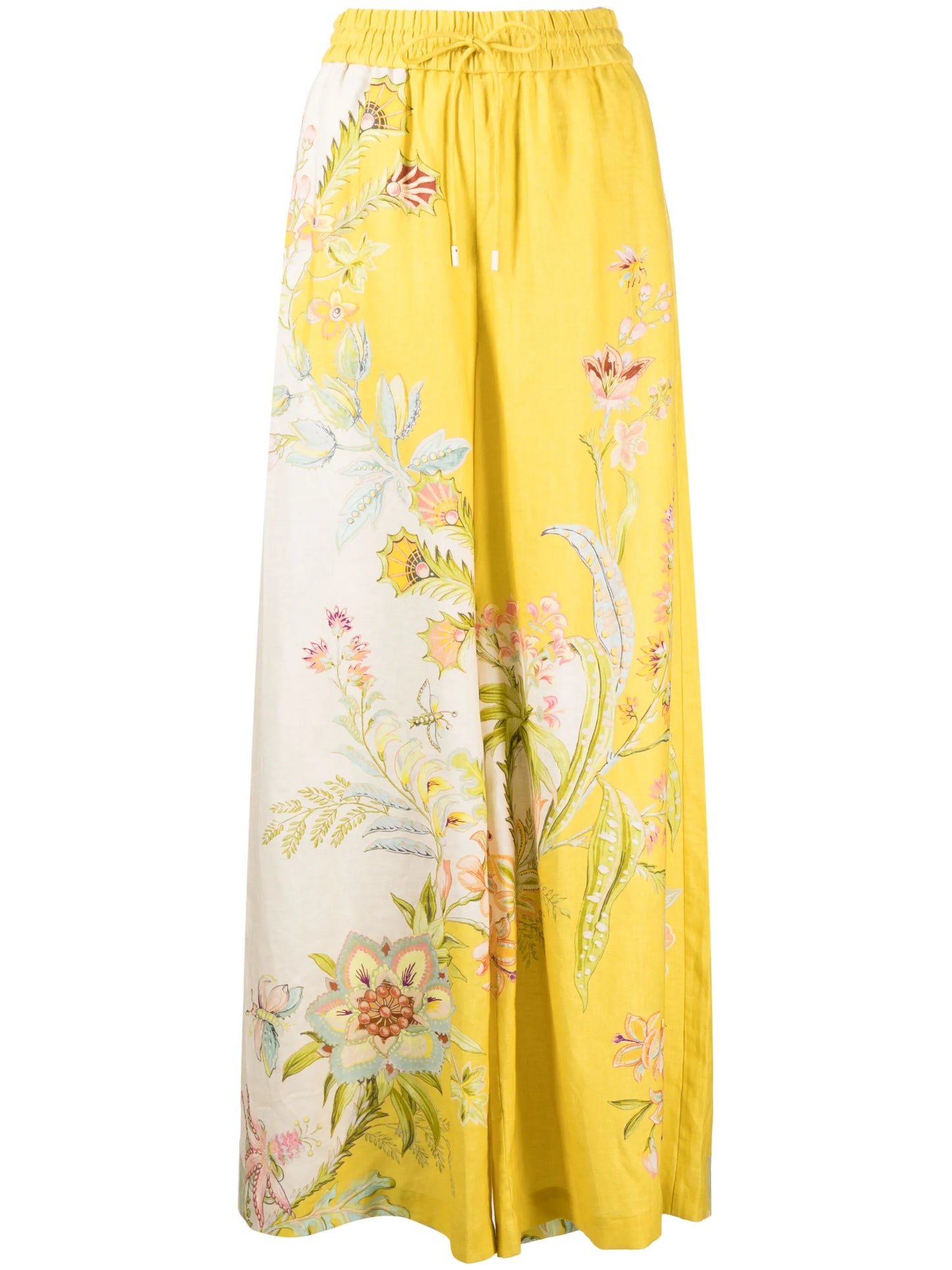 Ira printed wide-leg trousers