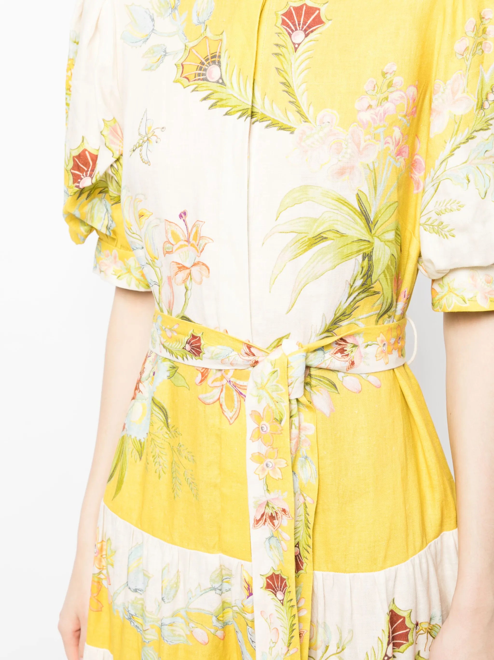 Ira tiered midi dress