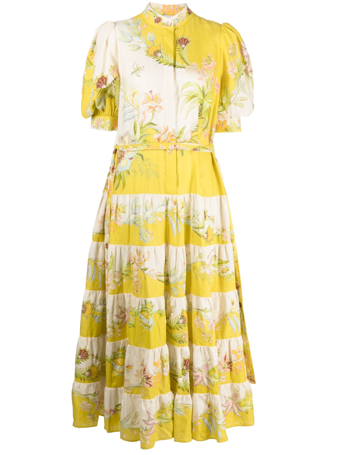 Ira tiered midi dress