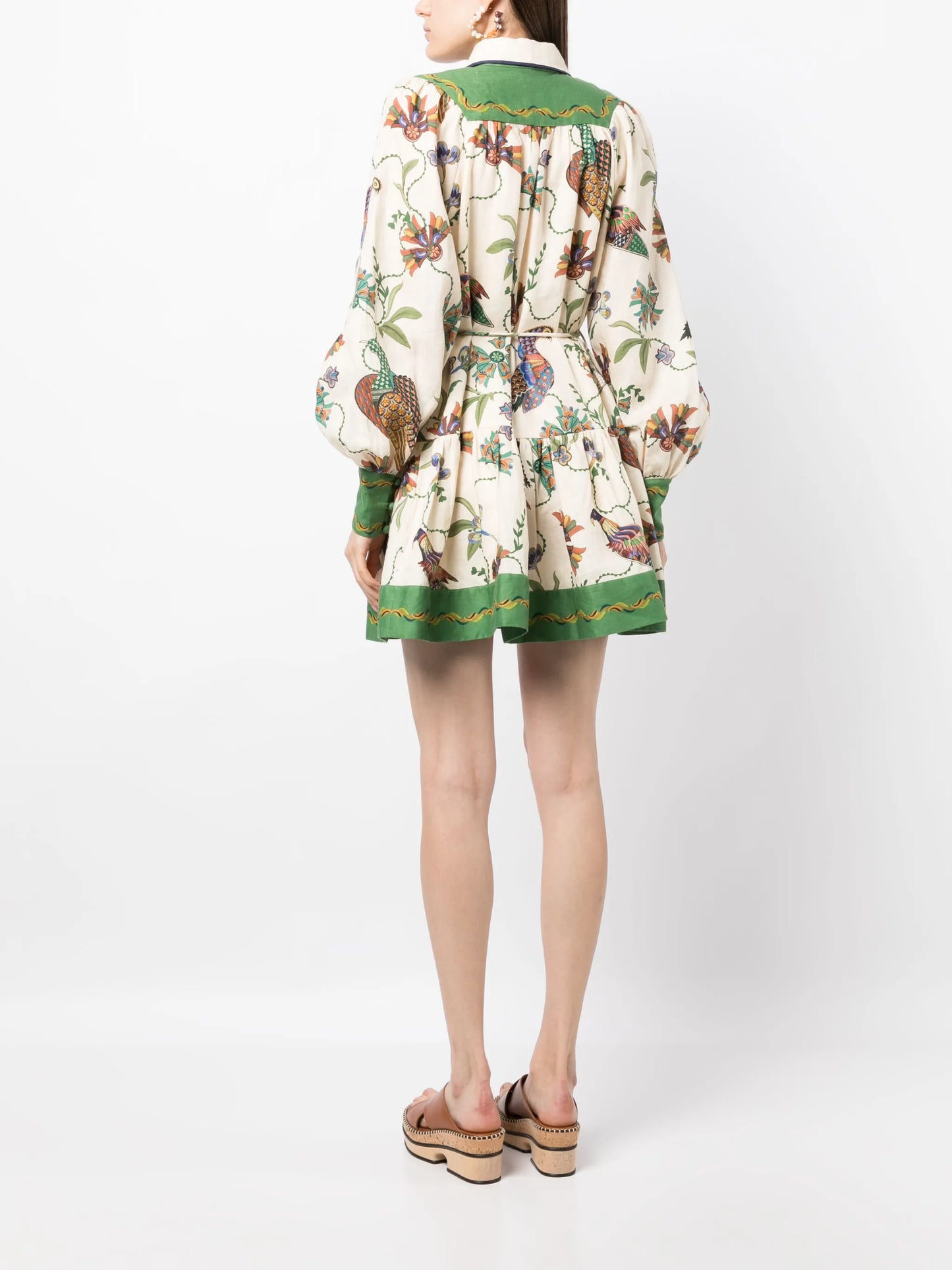 Birdie linen mini shirtdress