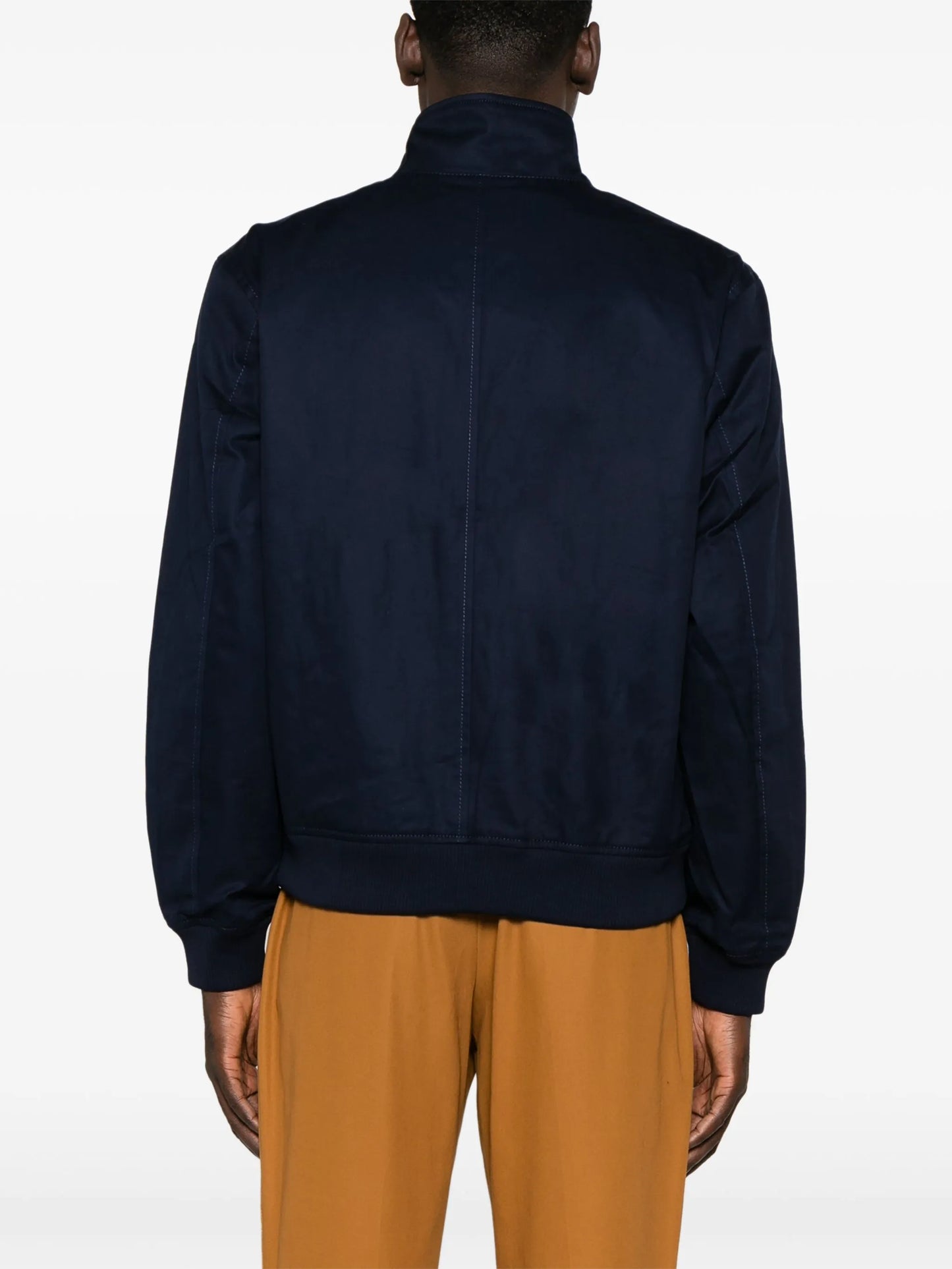 logo-patch Harrington jacket