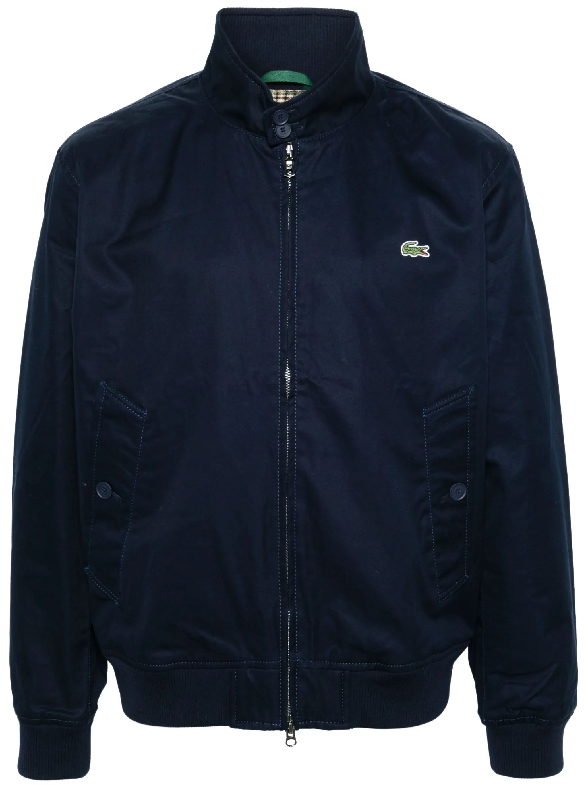 logo-patch Harrington jacket