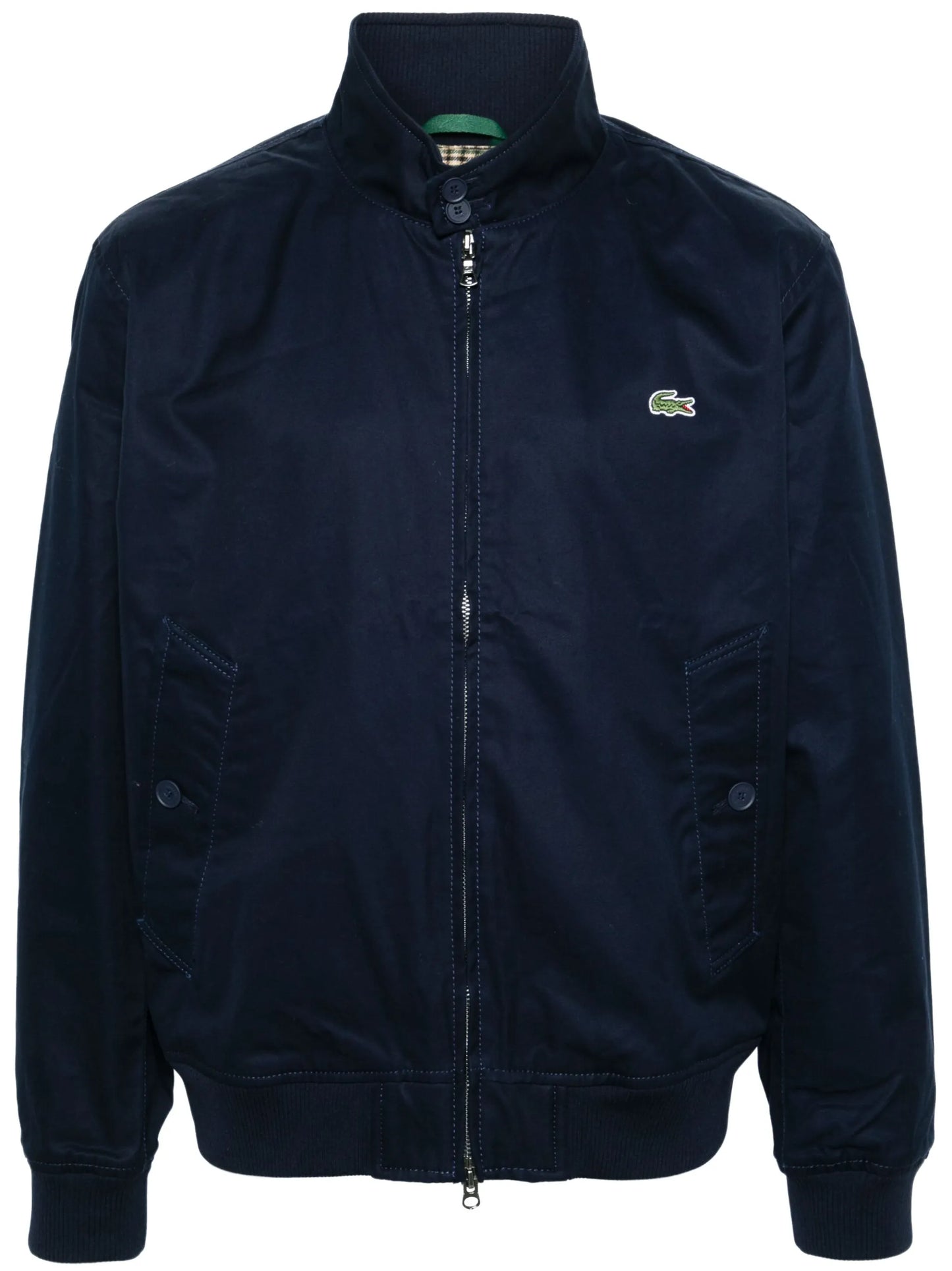 logo-patch Harrington jacket