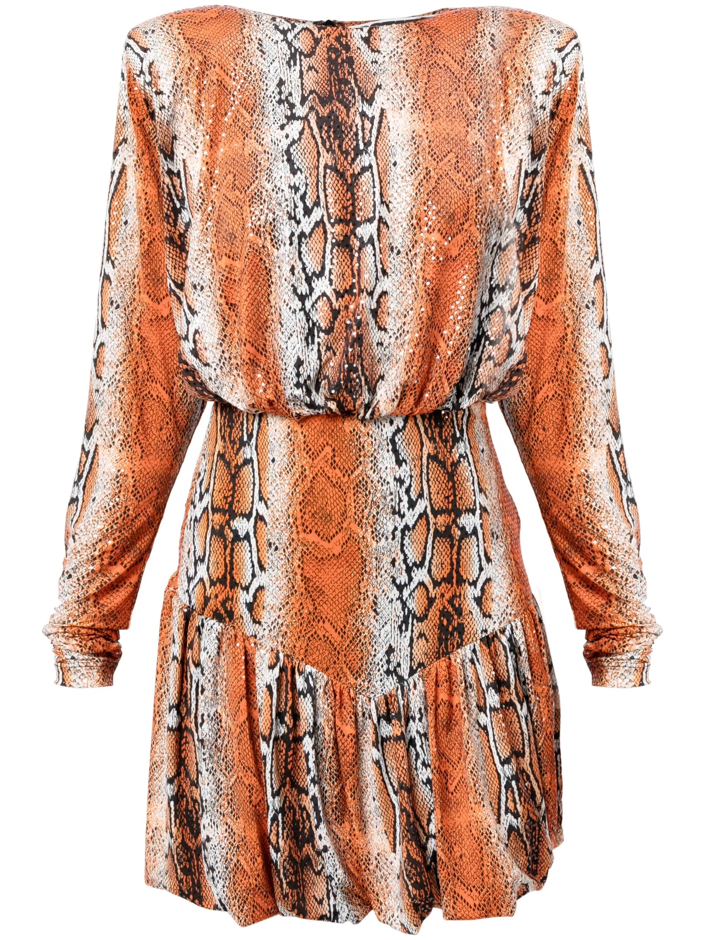 Alina python-print minidress