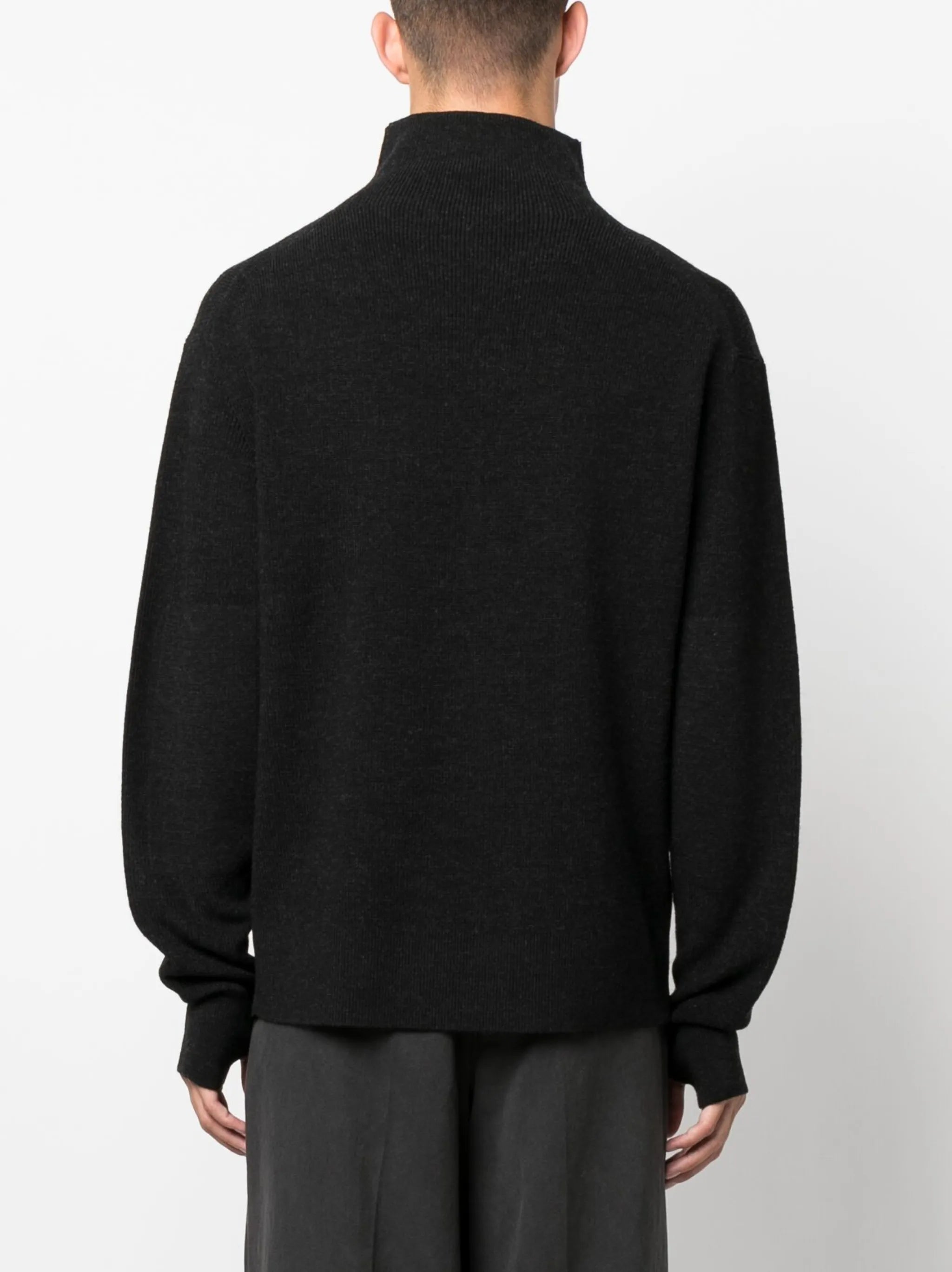 merino wool roll-neck jumper