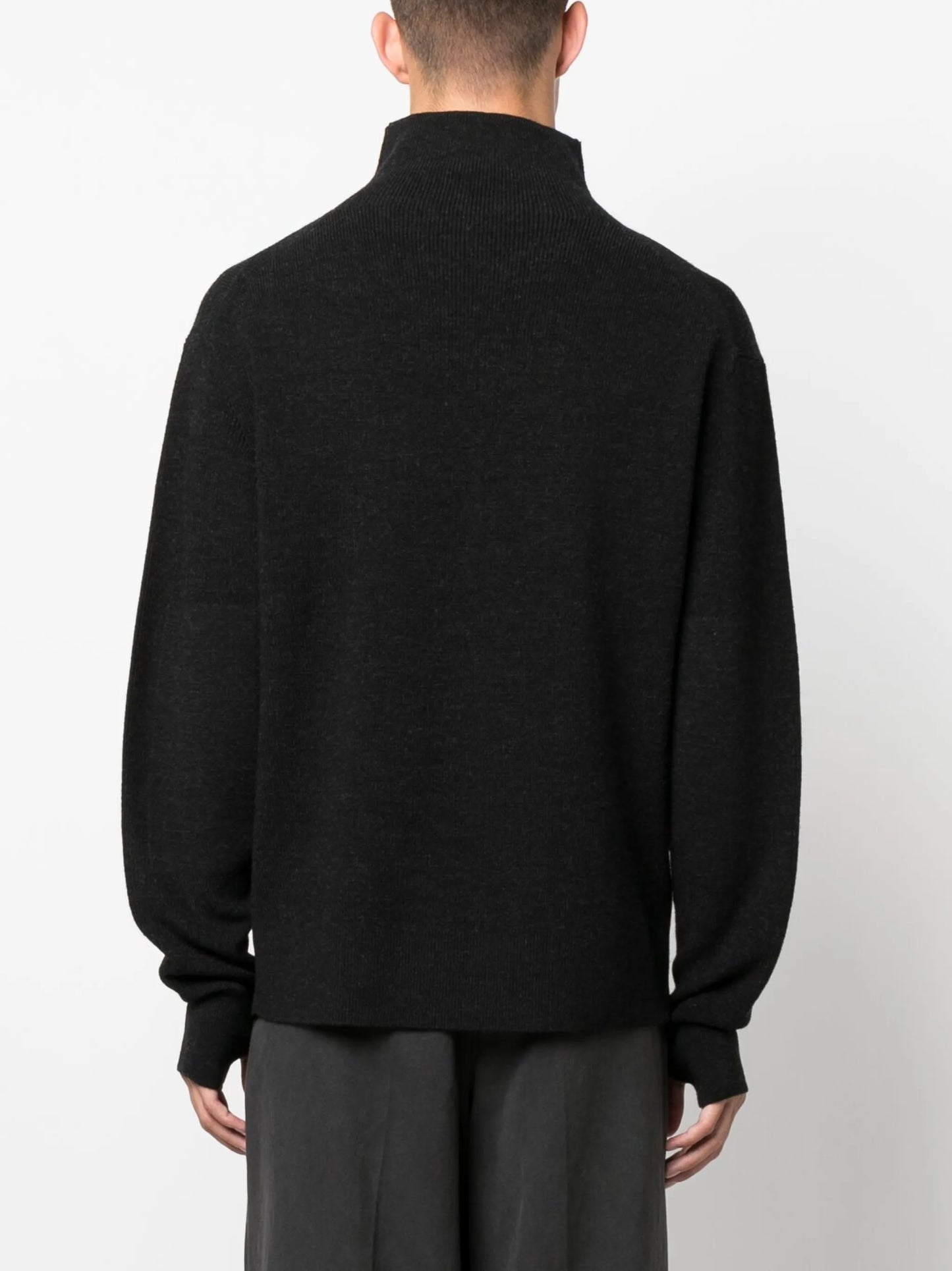 merino wool roll-neck jumper