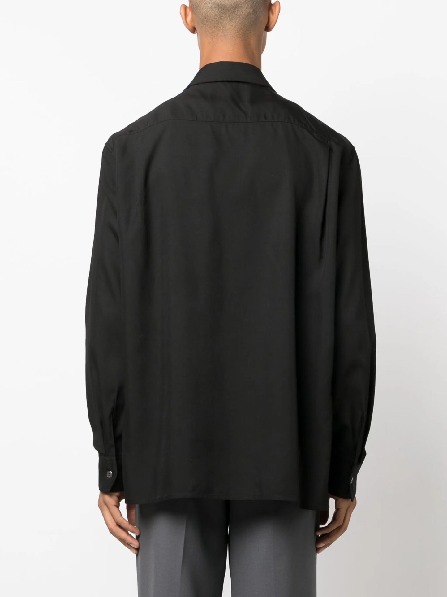 zip-fastening shirt jacket
