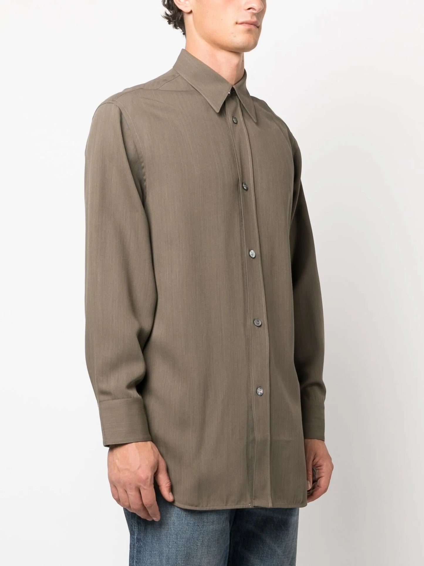 Akako twill-weave shirt