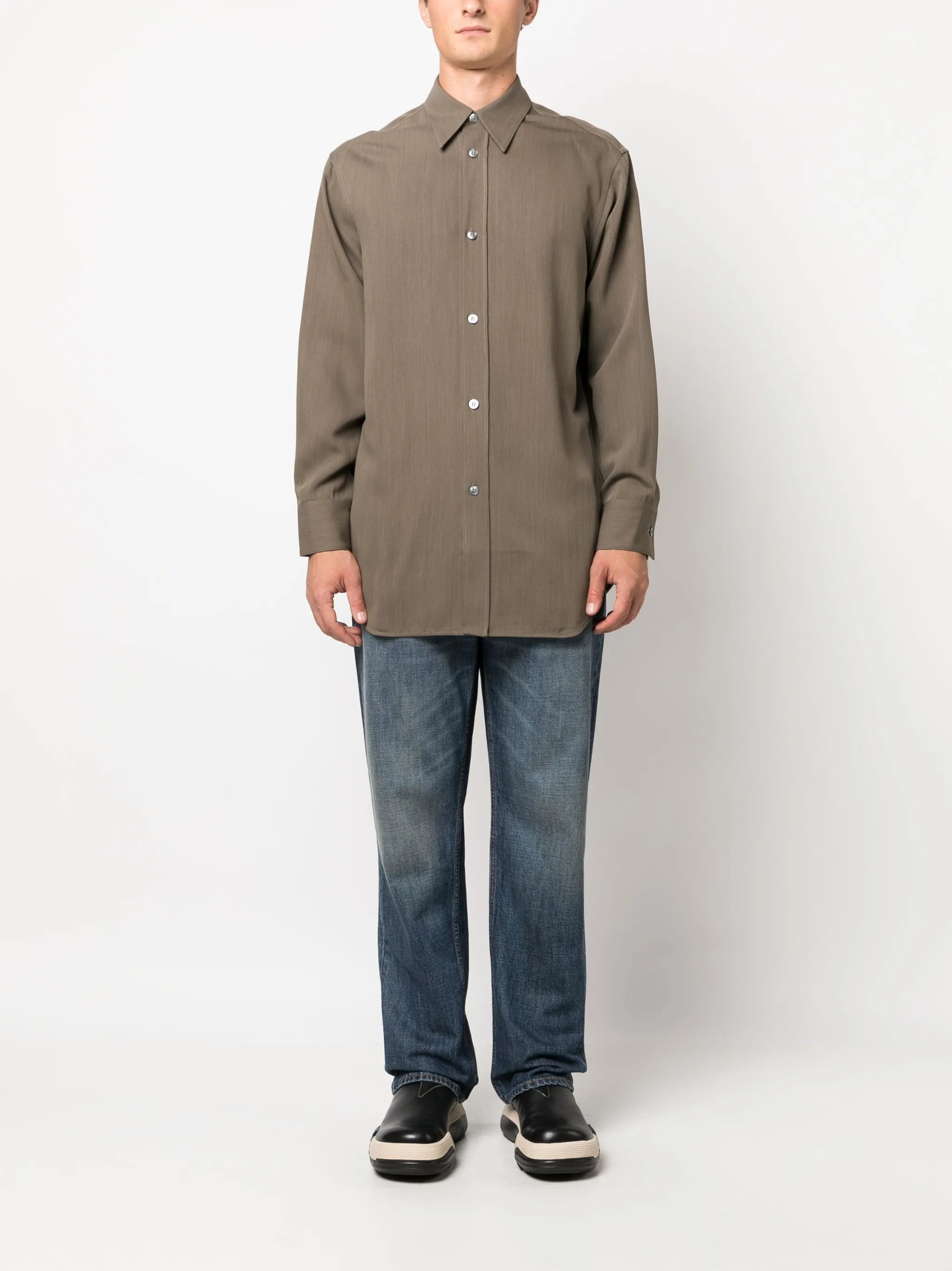 Akako twill-weave shirt