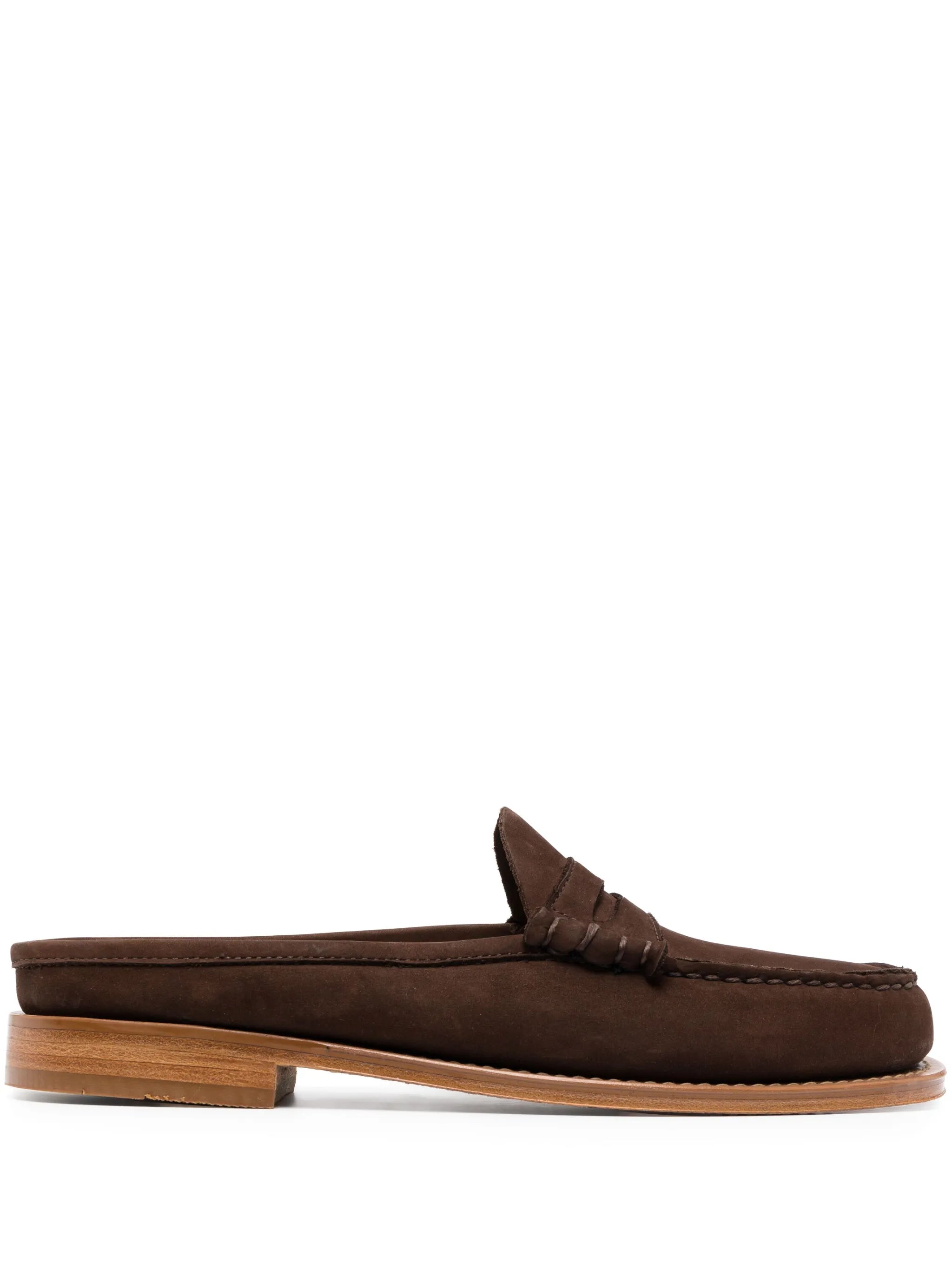 slip-on Larson suede loafers