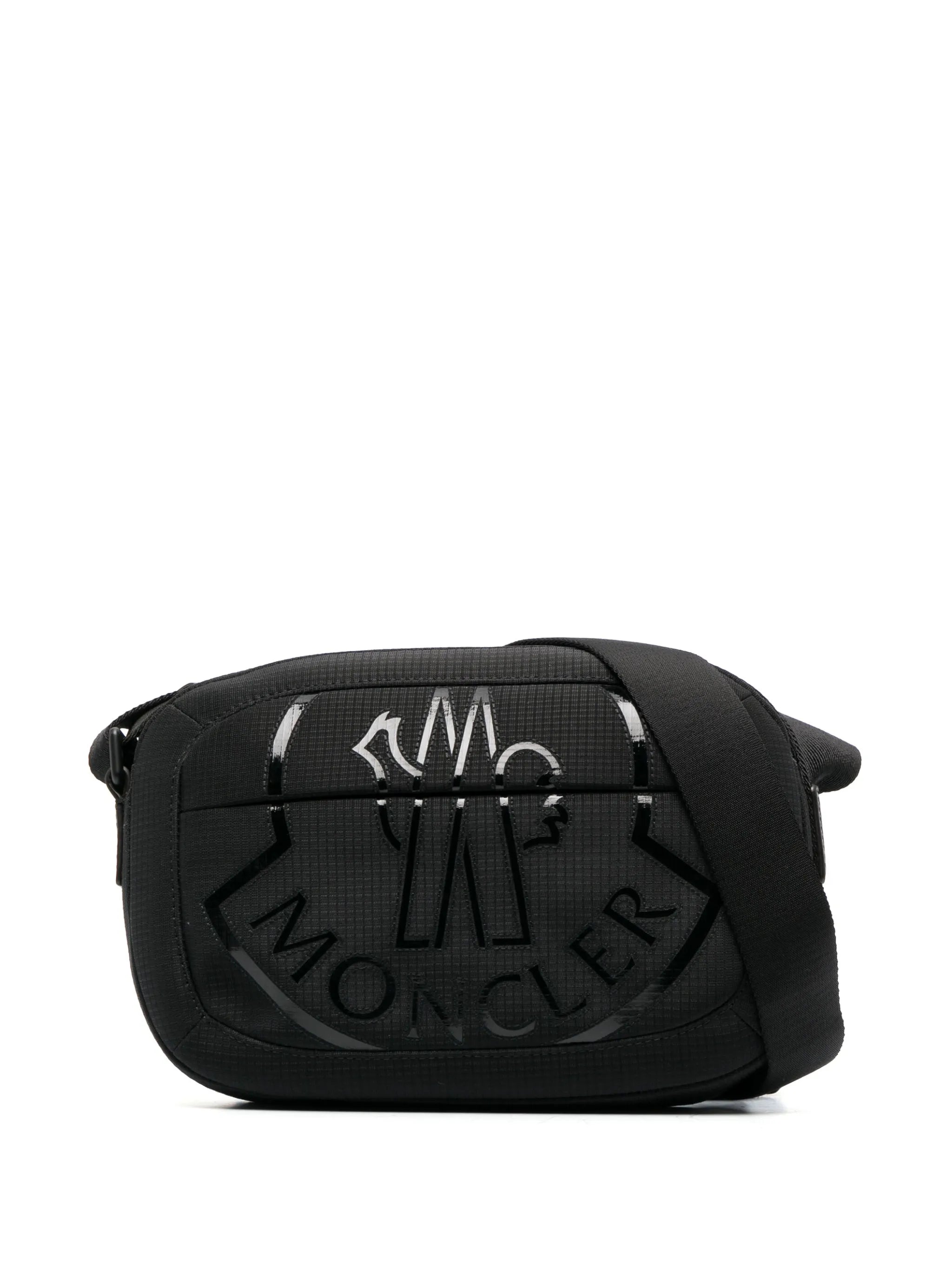 logo-print camera bag
