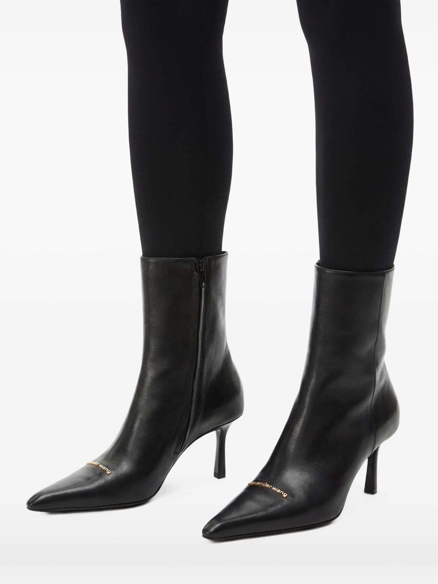 Viola 77mm leather boots