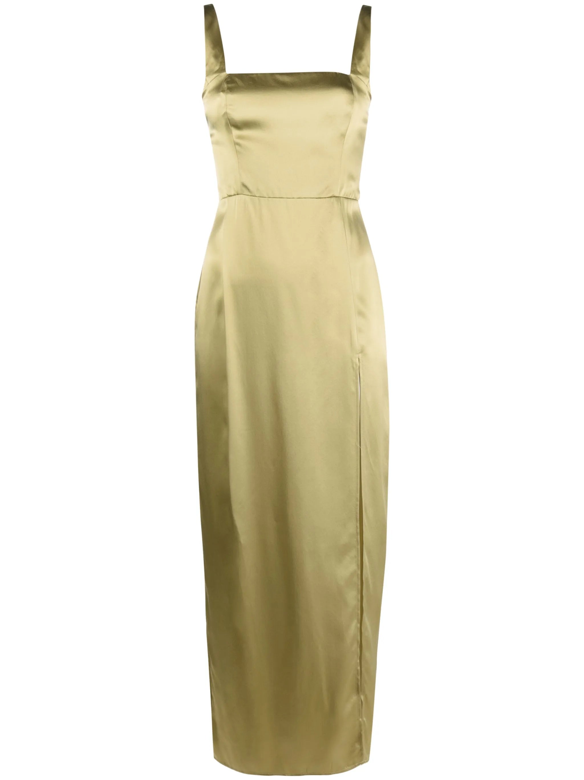 Solay silk midi dress