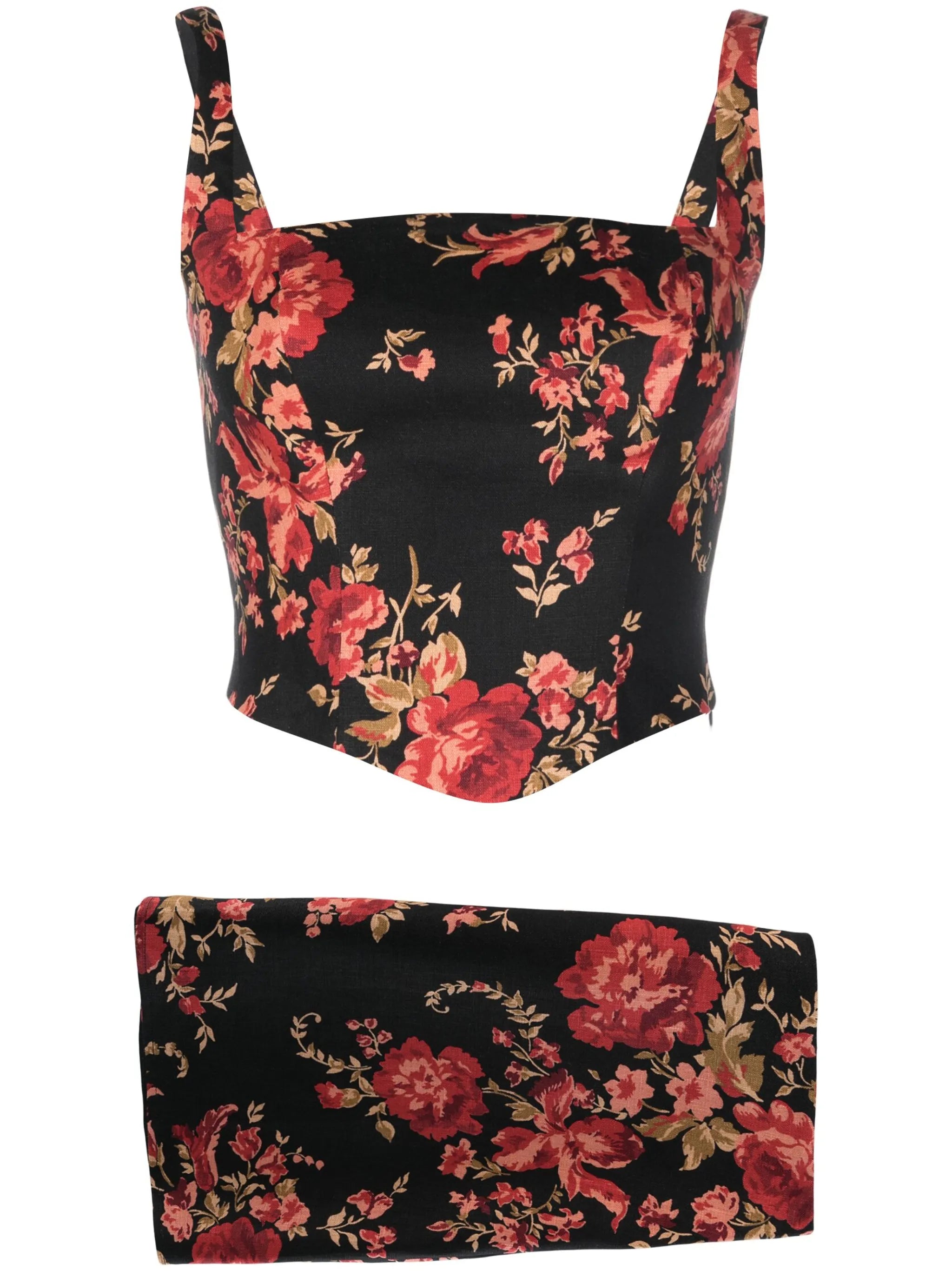 Vancouver floral-print set