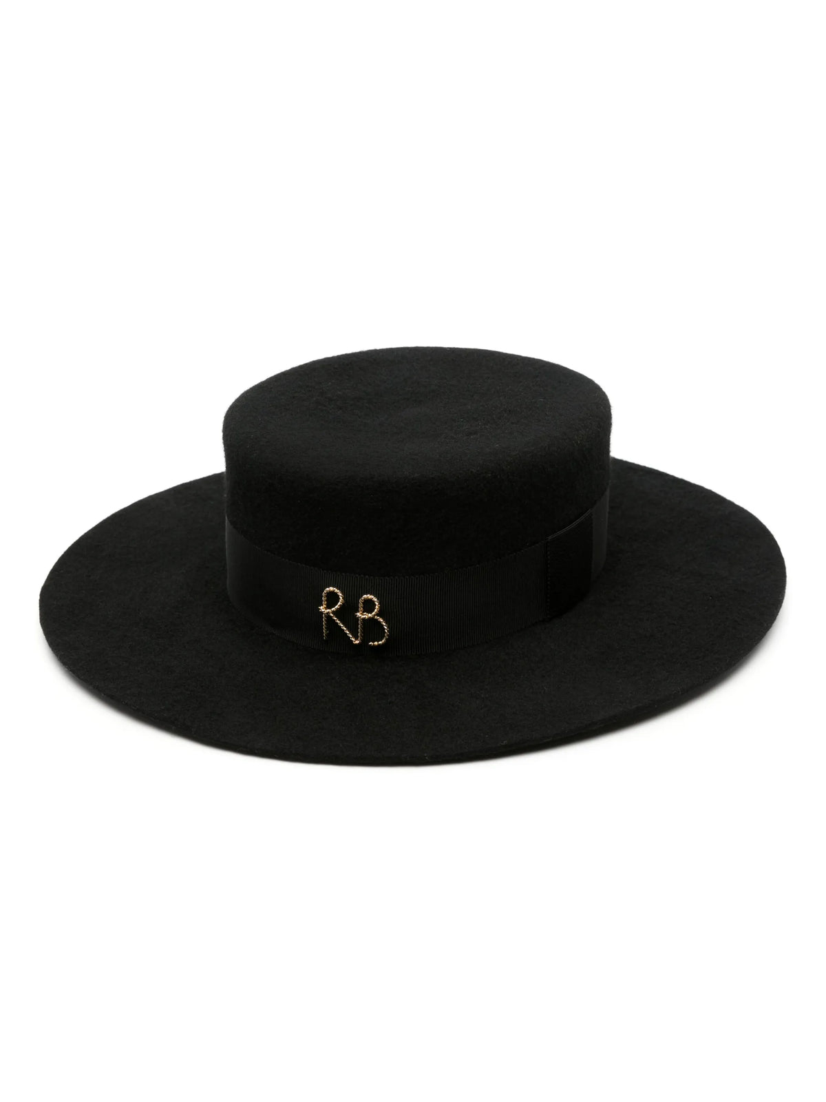 logo-appliqué wool hat