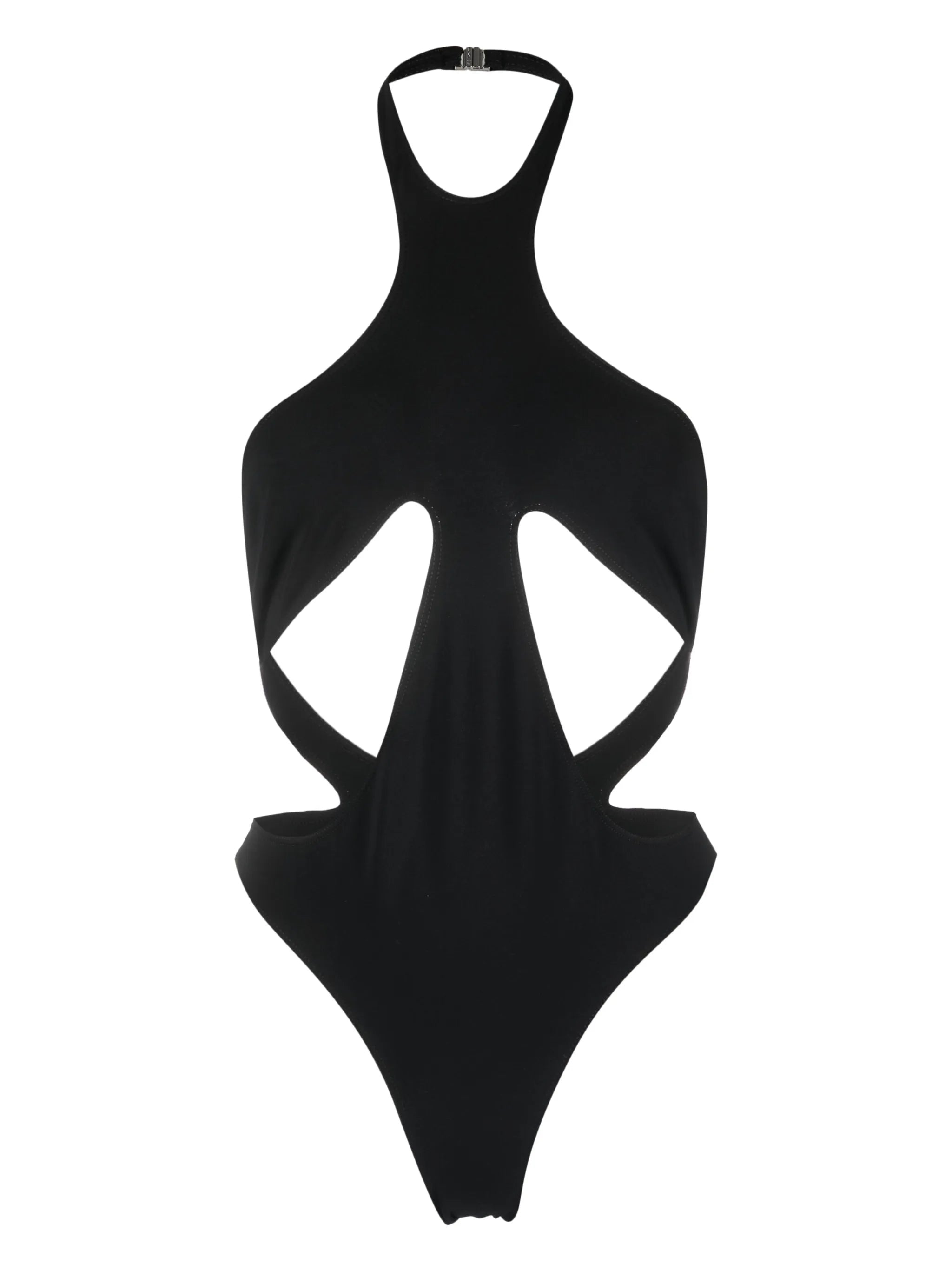halterneck cut-out swimsuit