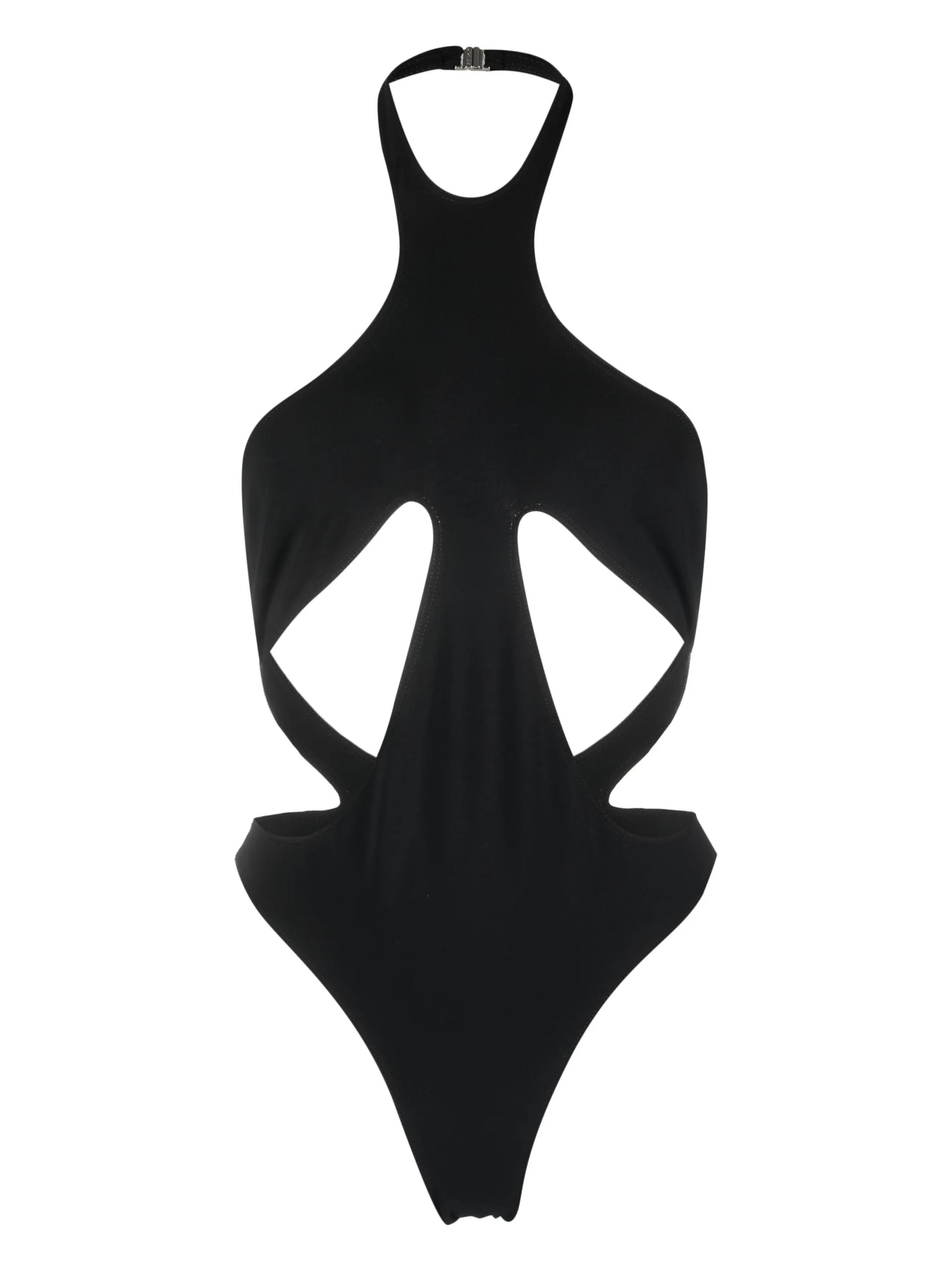 halterneck cut-out swimsuit