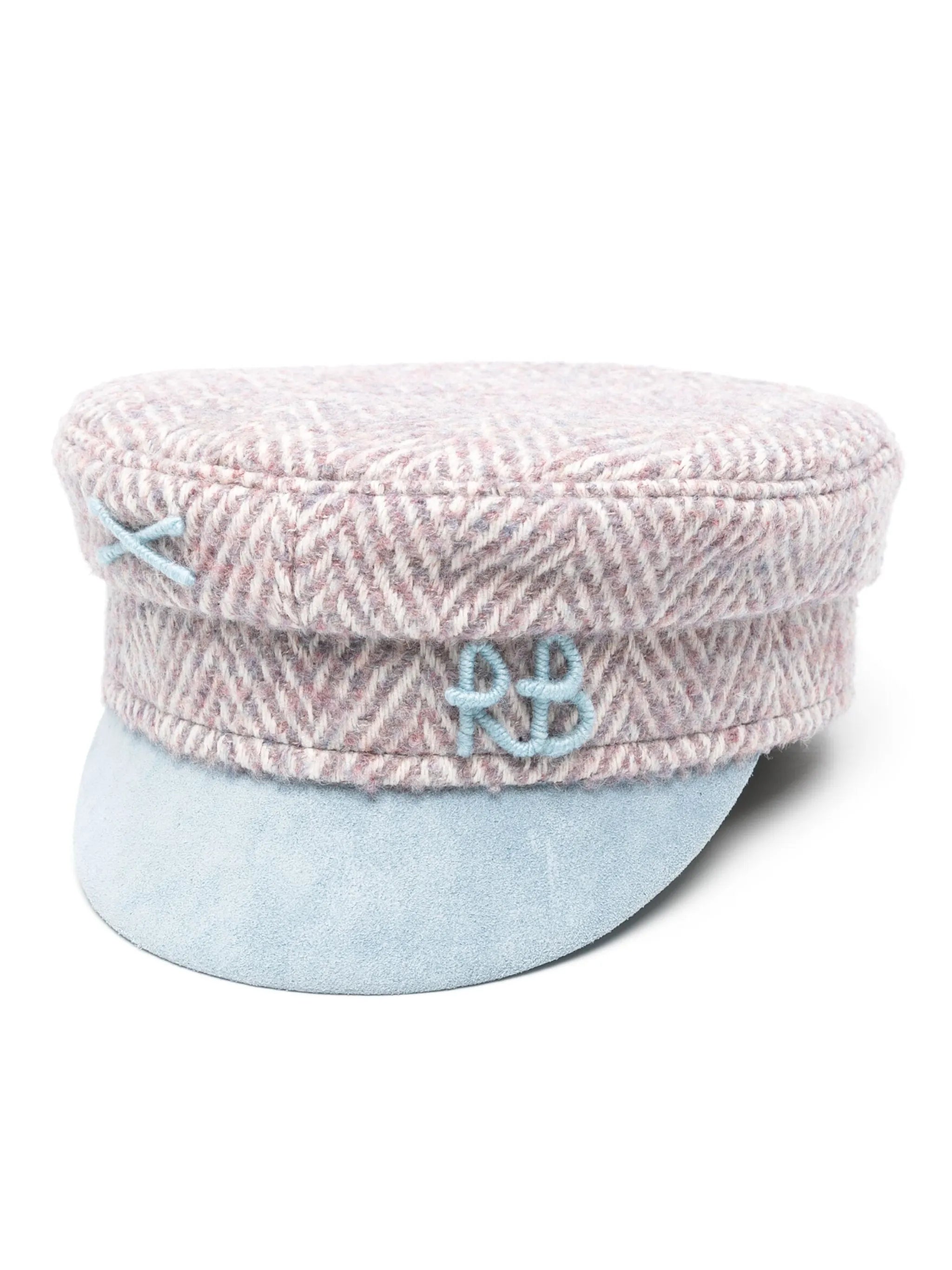 Baker Boy herringbone-pattern cap