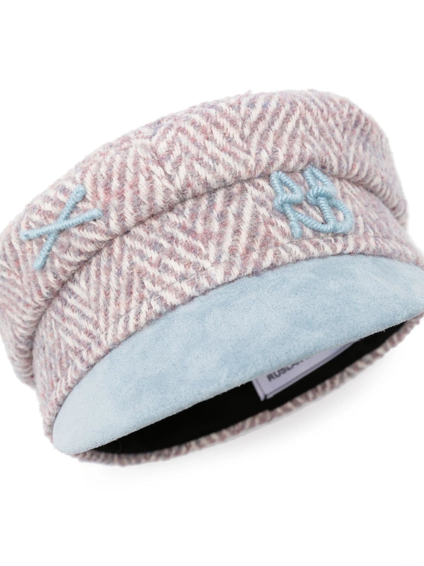 Baker Boy herringbone-pattern cap
