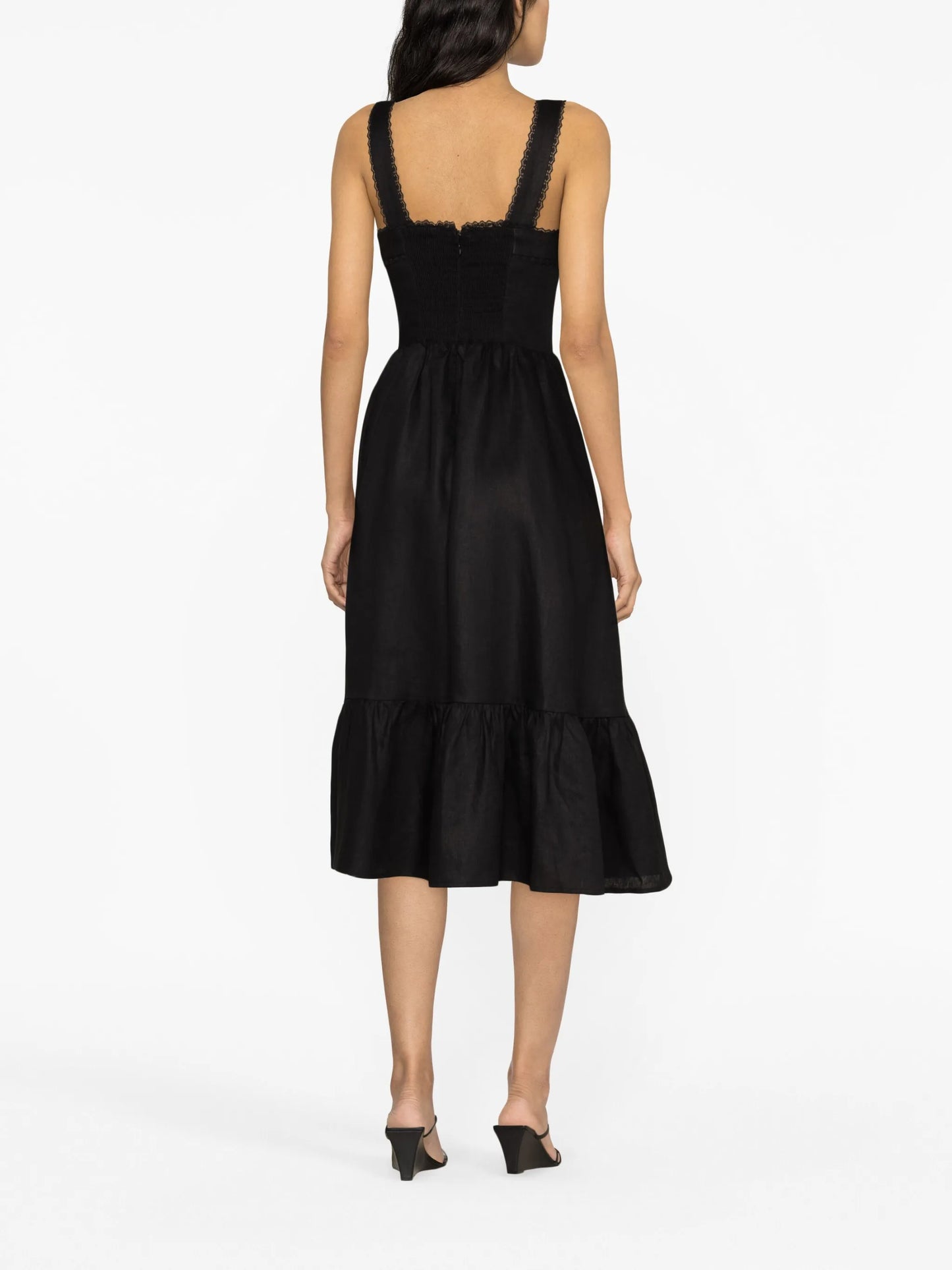 Rowen linen midi dress