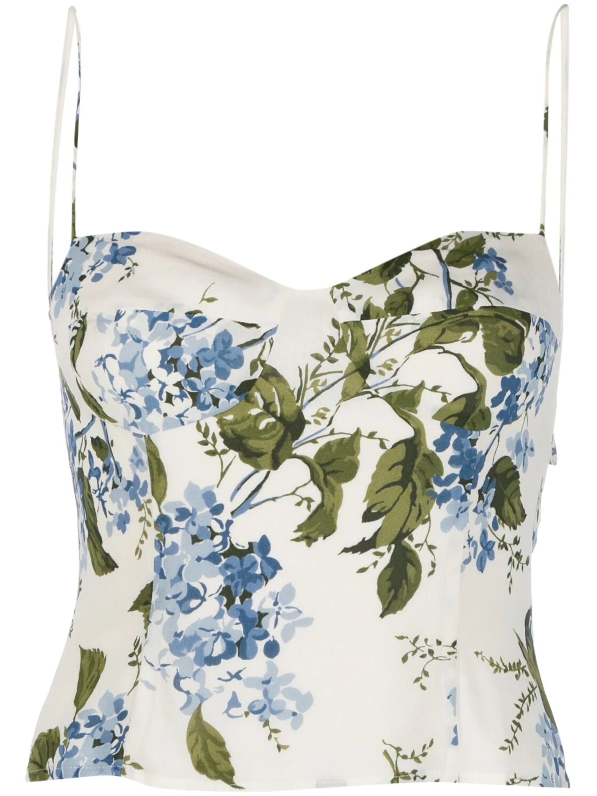 Liza floral-print top