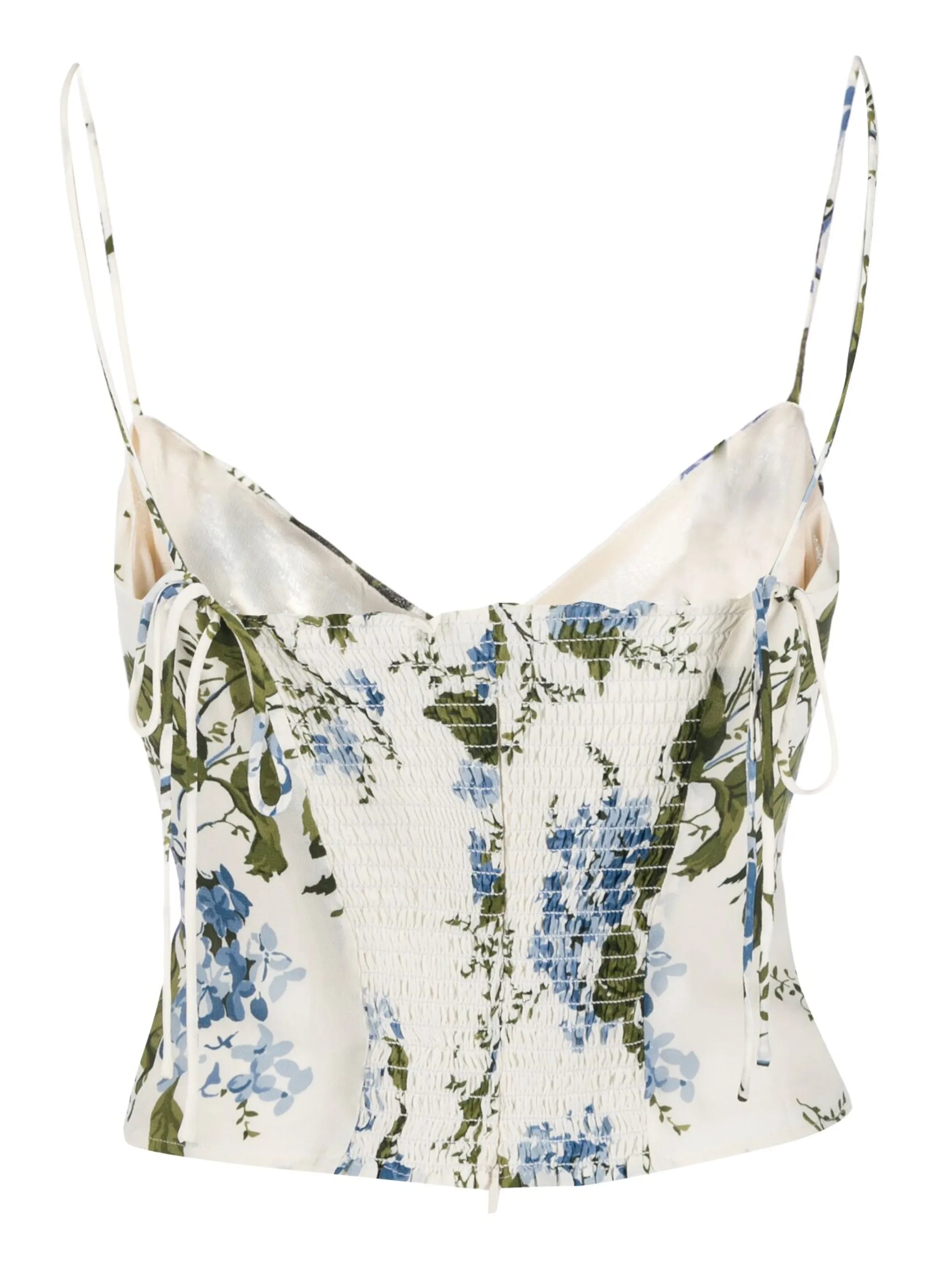 Liza floral-print top