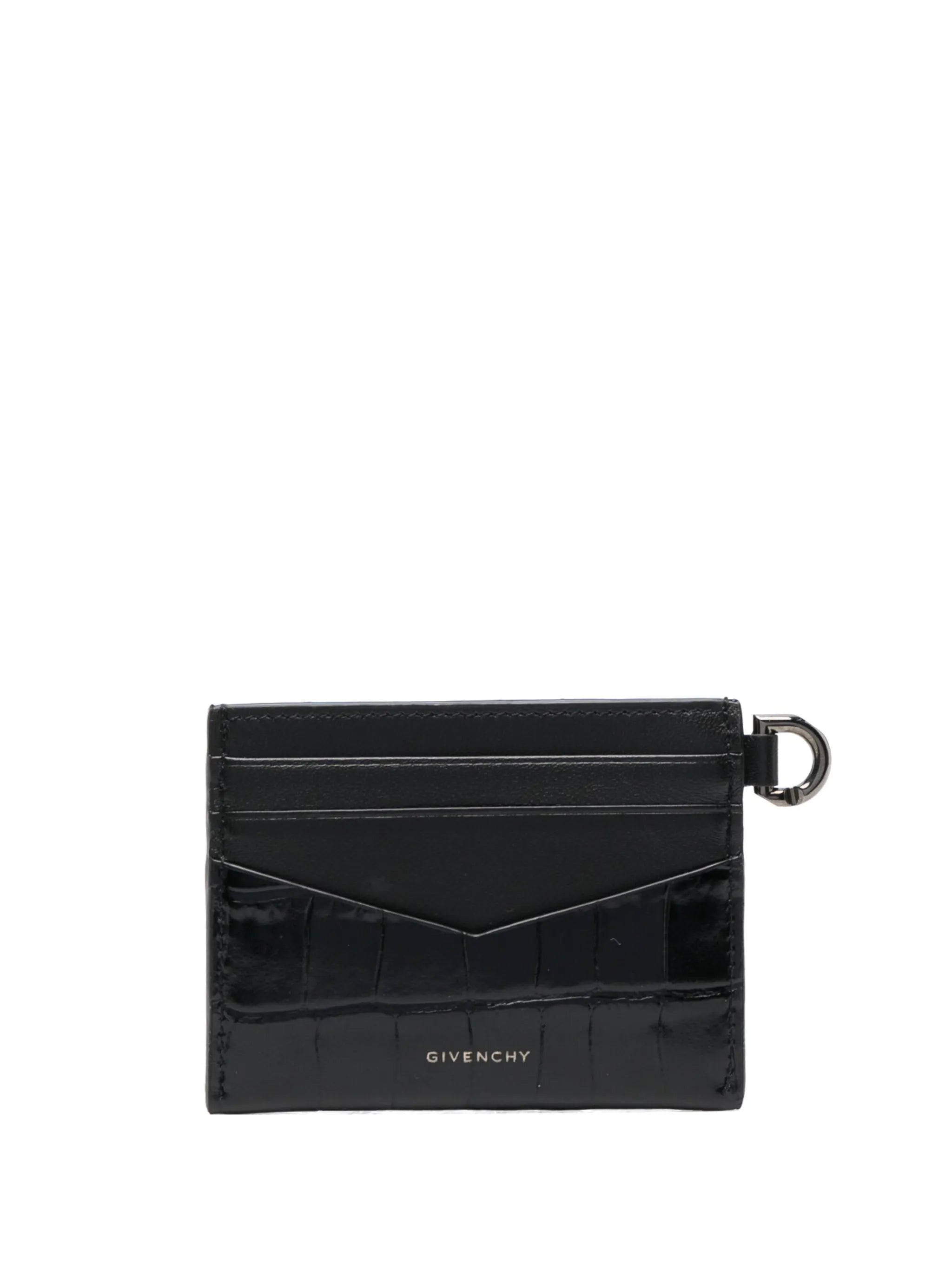 4G logo-plaque leather cardholder