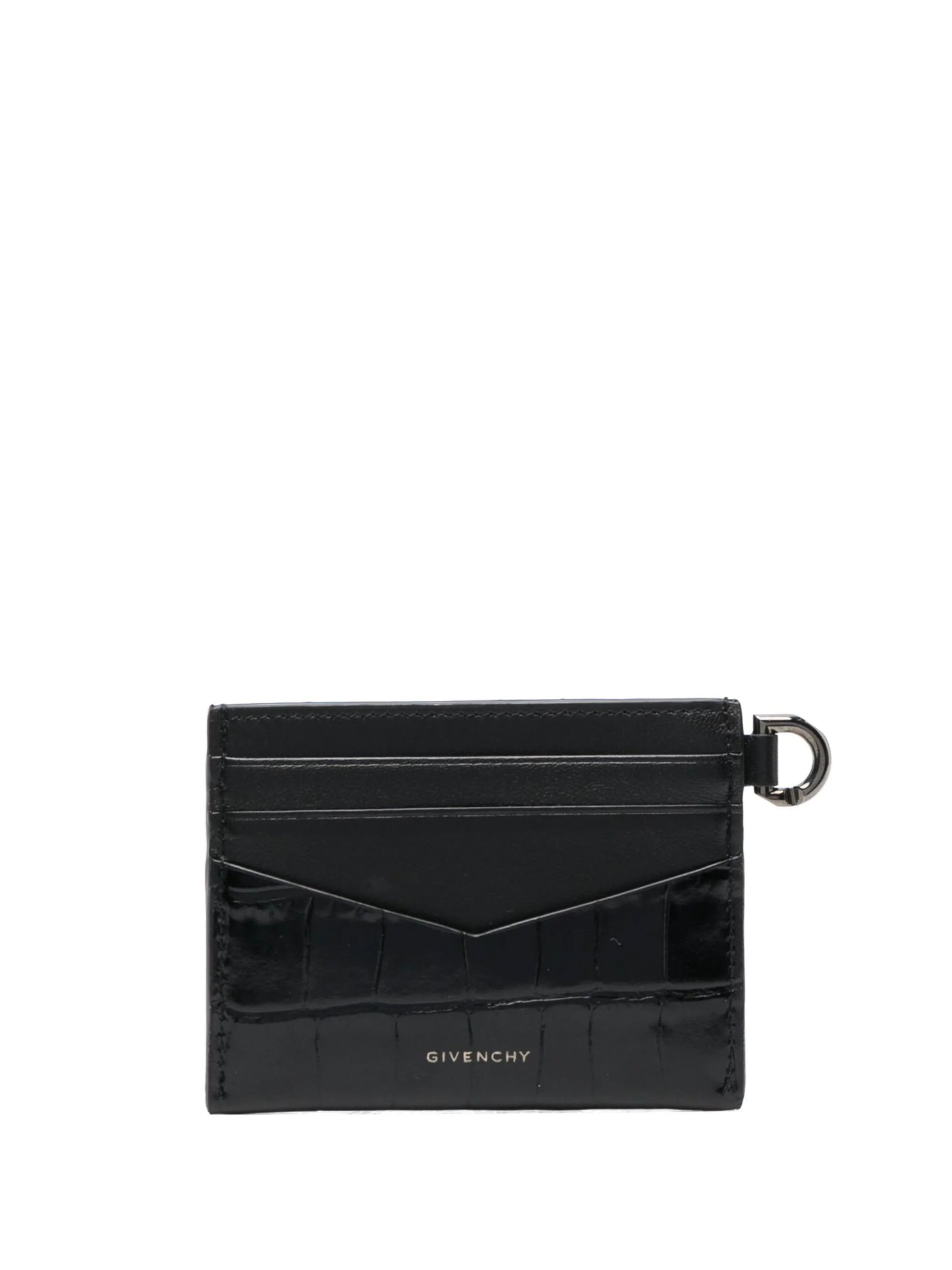 4G logo-plaque leather cardholder
